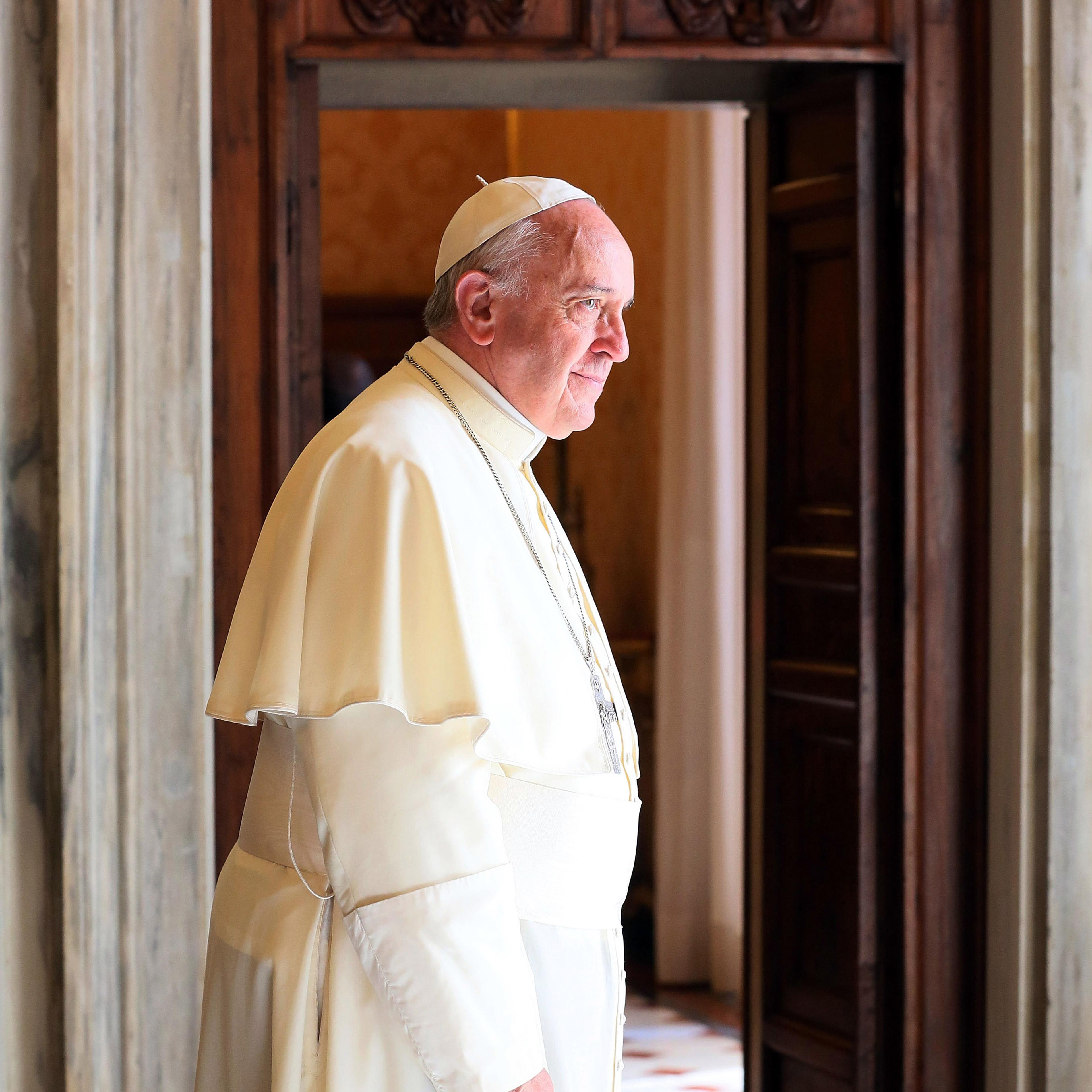 Pope Francis Meets President of Panama Juan Carlos Varela
