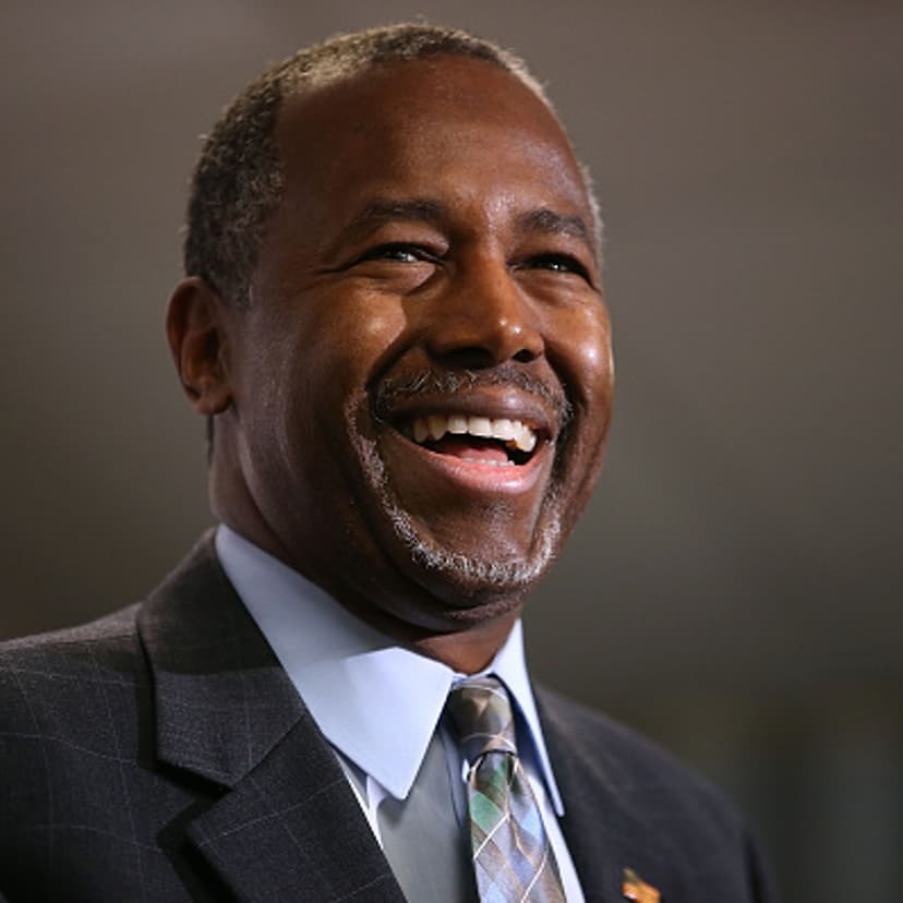 Republican presidential candidate Ben Carson speaks during a news conference before a campaign event at Colorado Christian University on October 29, 2015 in Lakewood, Colorado.