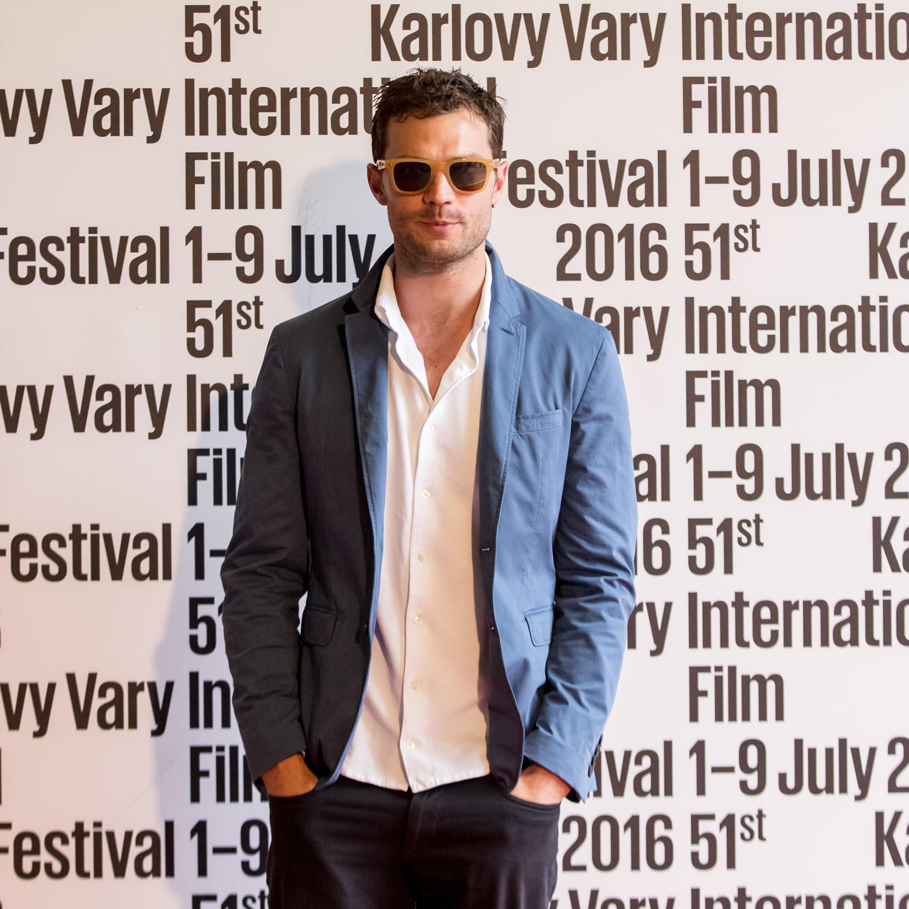 Jamie Dornan of Anthropoid movie during the 51st Karlovy Vary International Film Festival on July 2, 2016 in Karlovy Vary, Czech Republic.