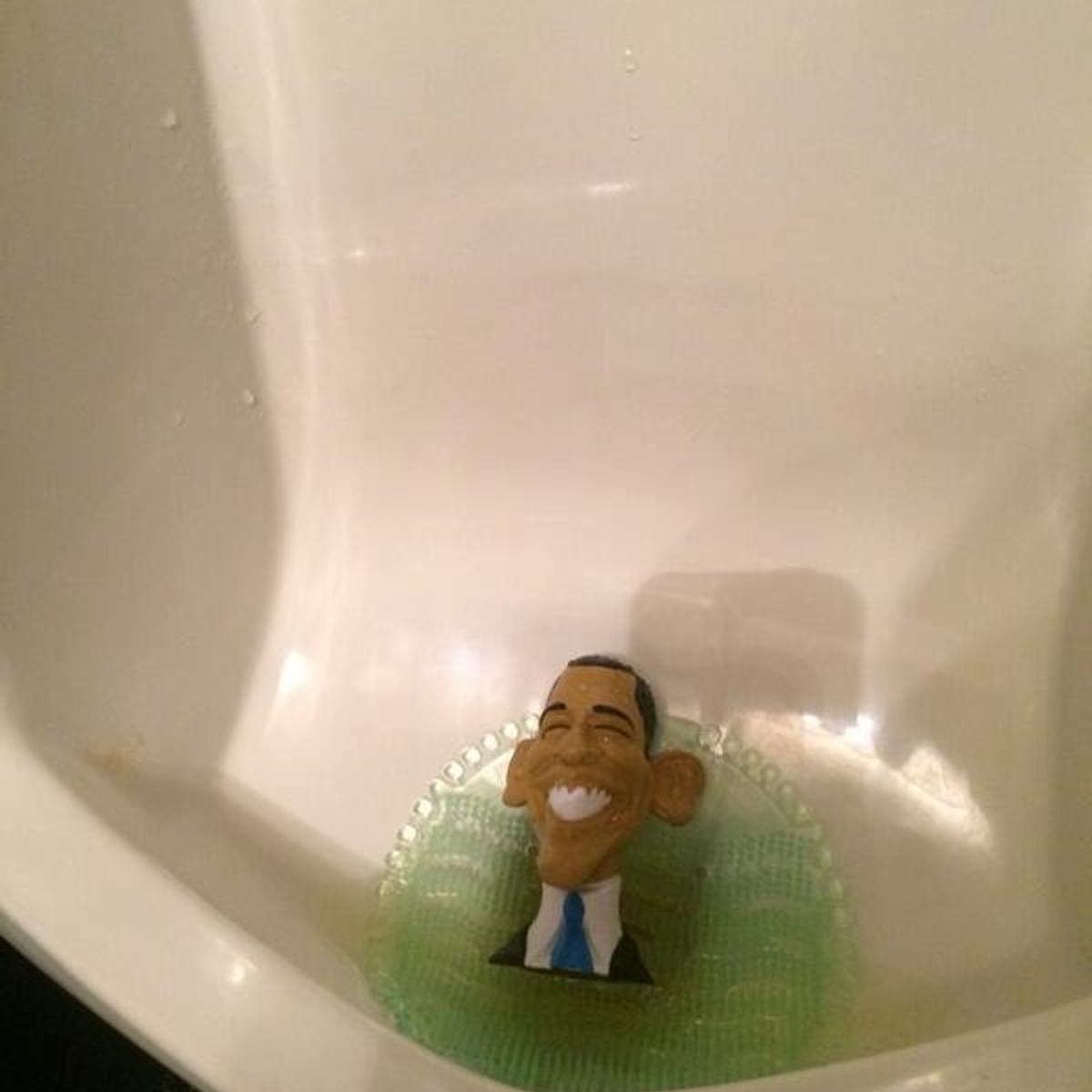 Freedom Coalition Obama Toilet