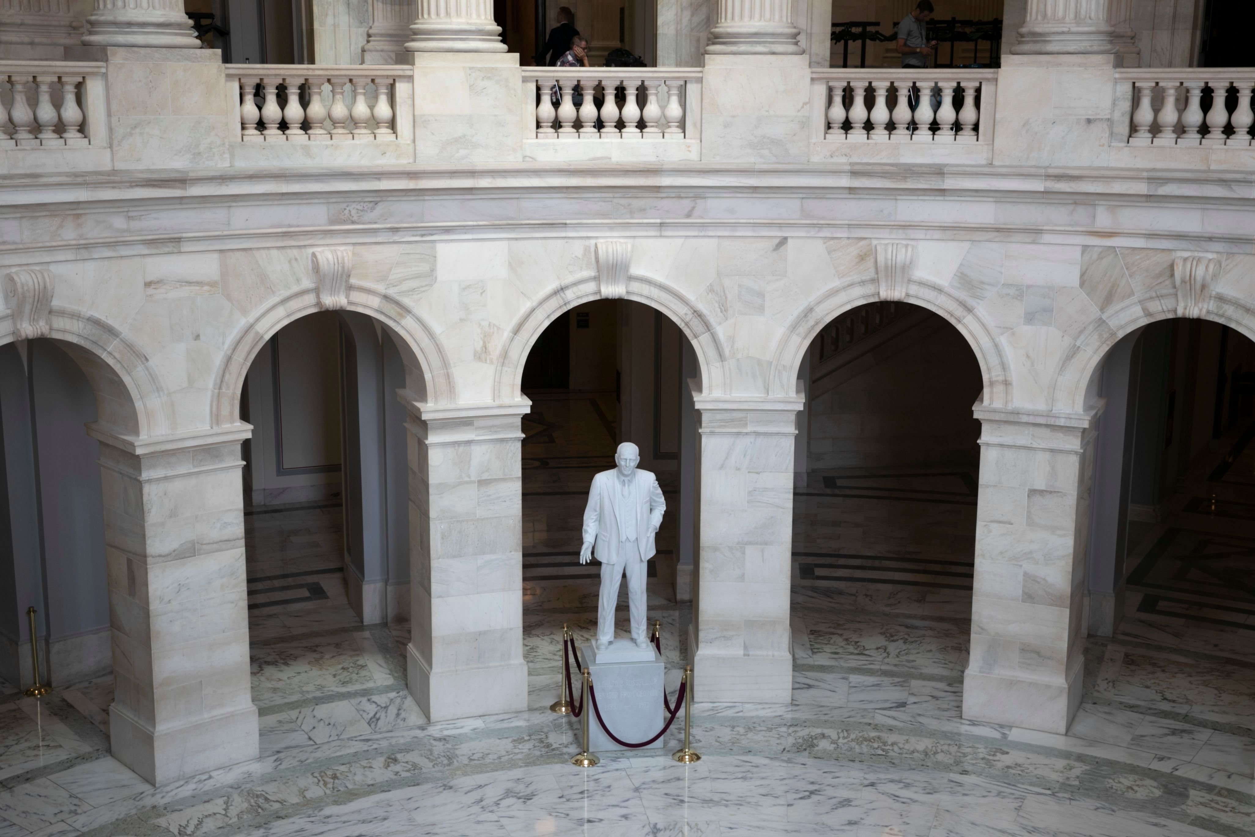 Richard Russell memorial statue