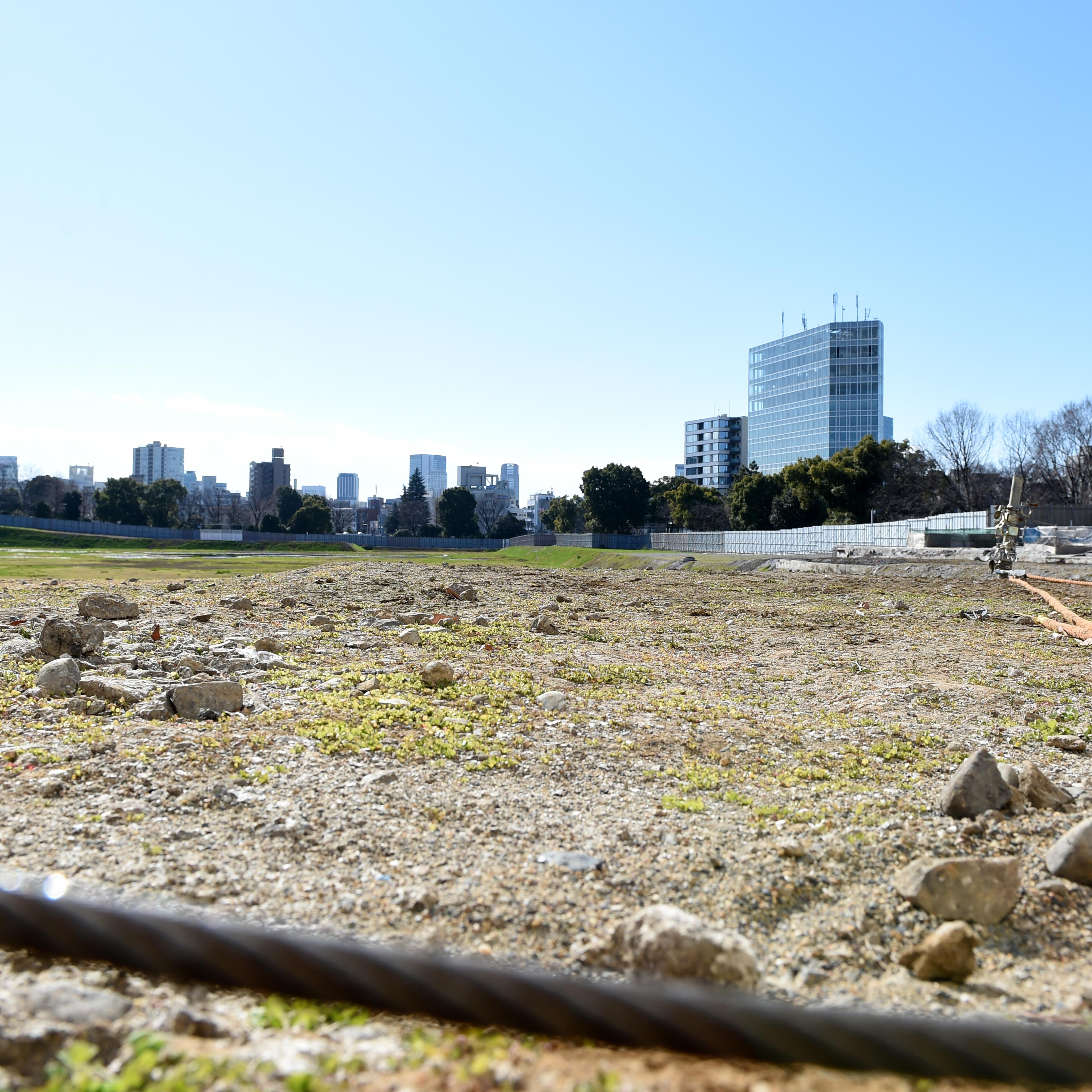 Japan's New National Stadium Construction Site