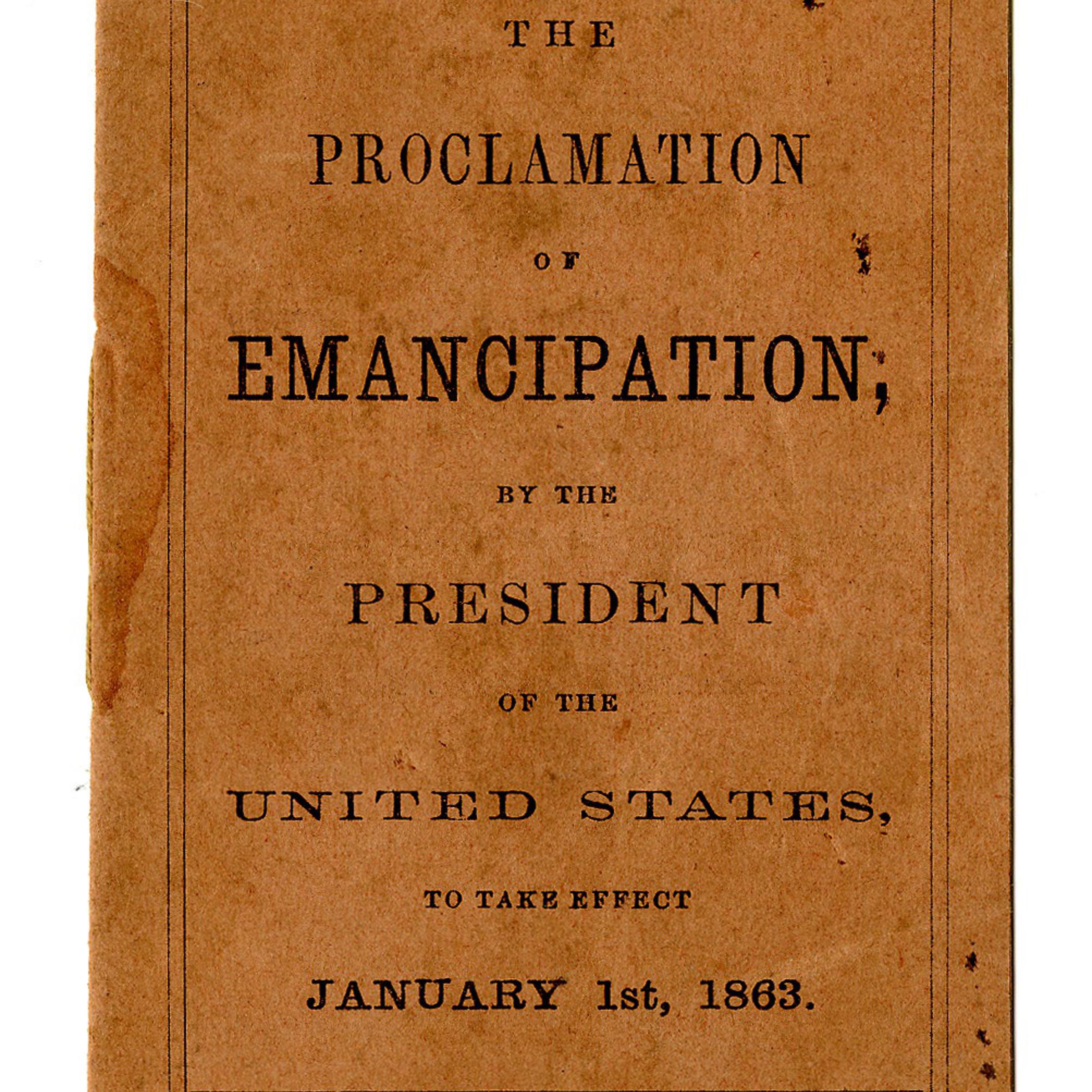 The Proclamation of Emancipation