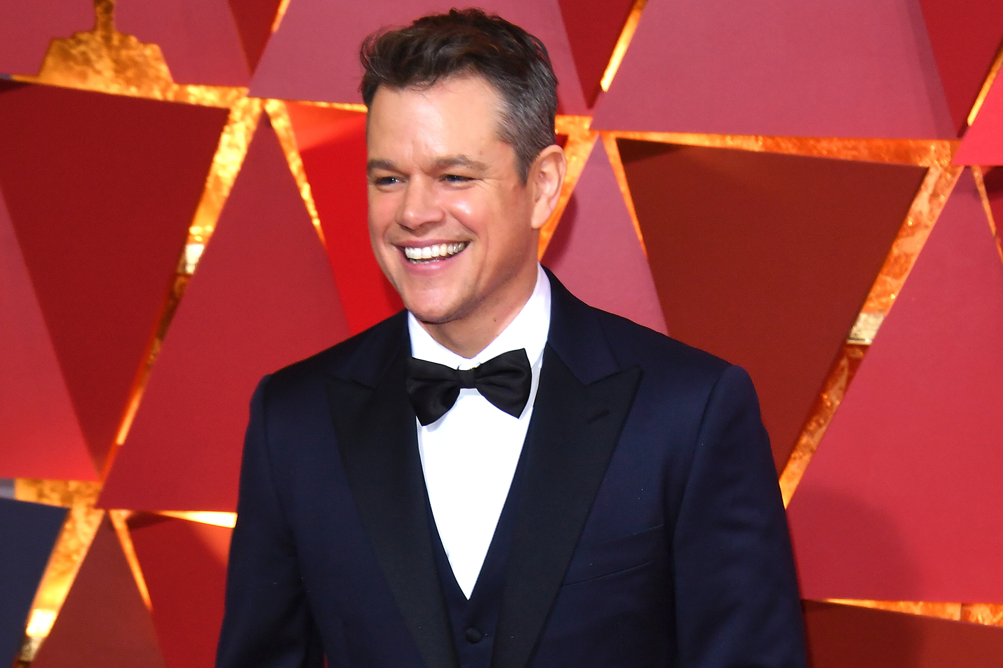Matt Damon attends the 89th Annual Academy Awards, on Feb. 26, 2017 in Hollywood, Calif.