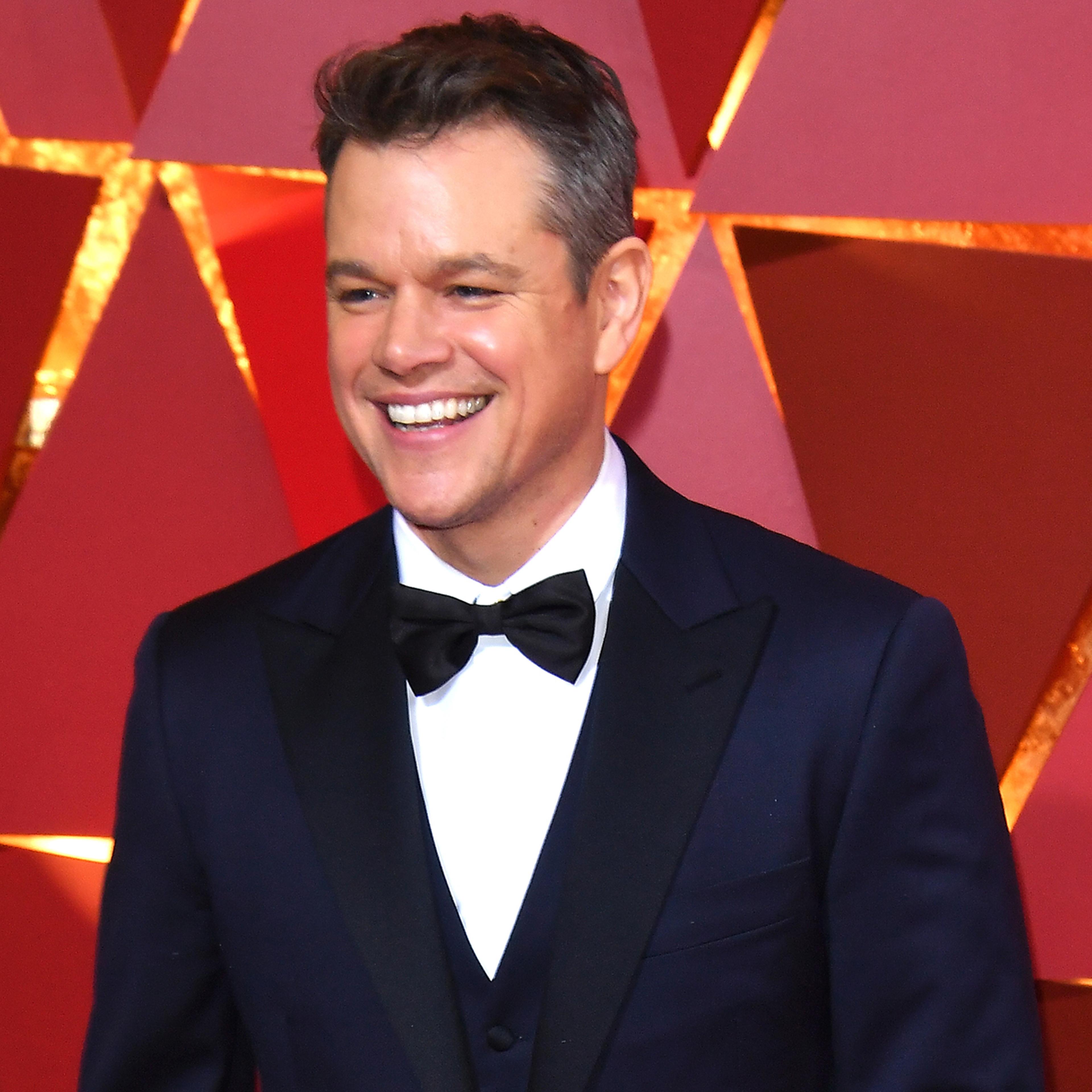 Matt Damon attends the 89th Annual Academy Awards, on Feb. 26, 2017 in Hollywood, Calif.