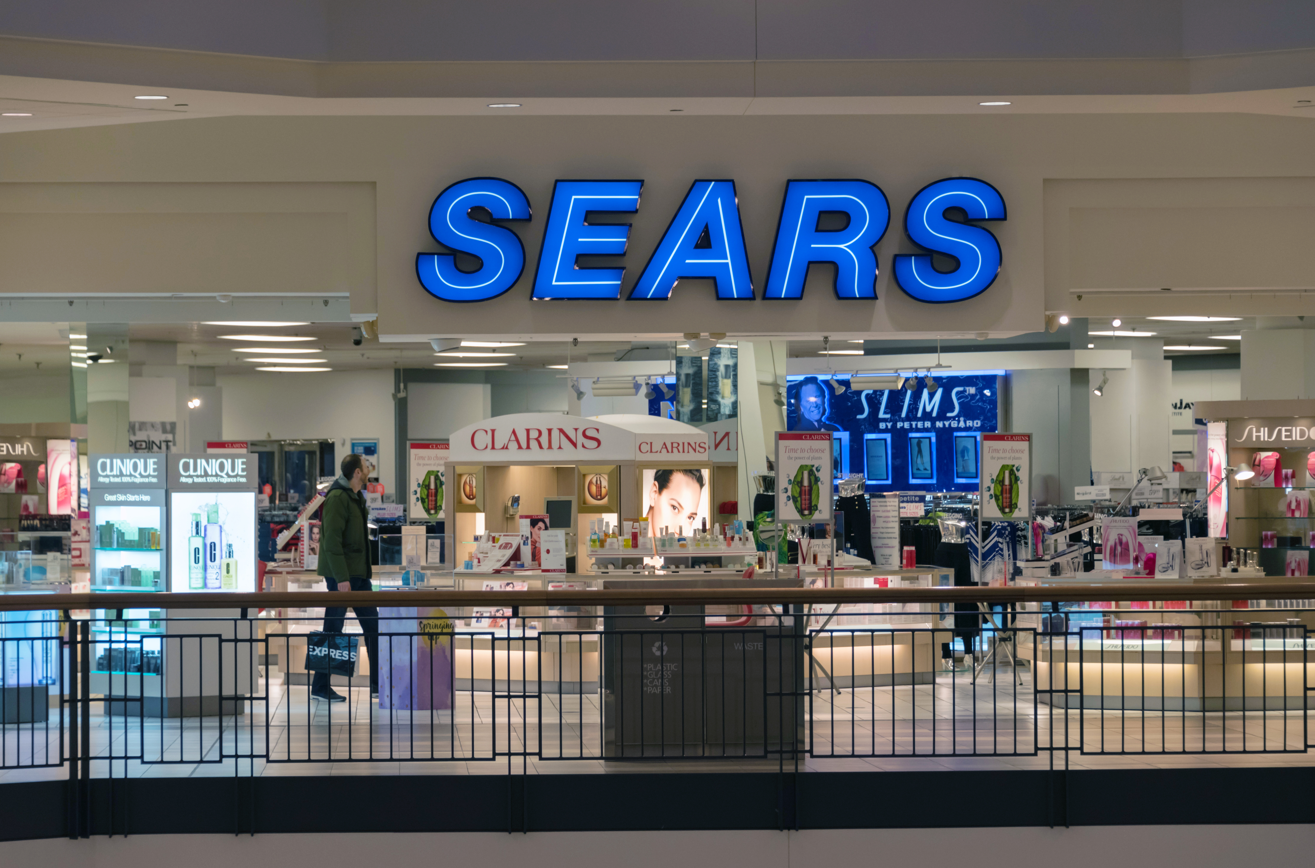 Sears store entrance, is an American chain of department stores.