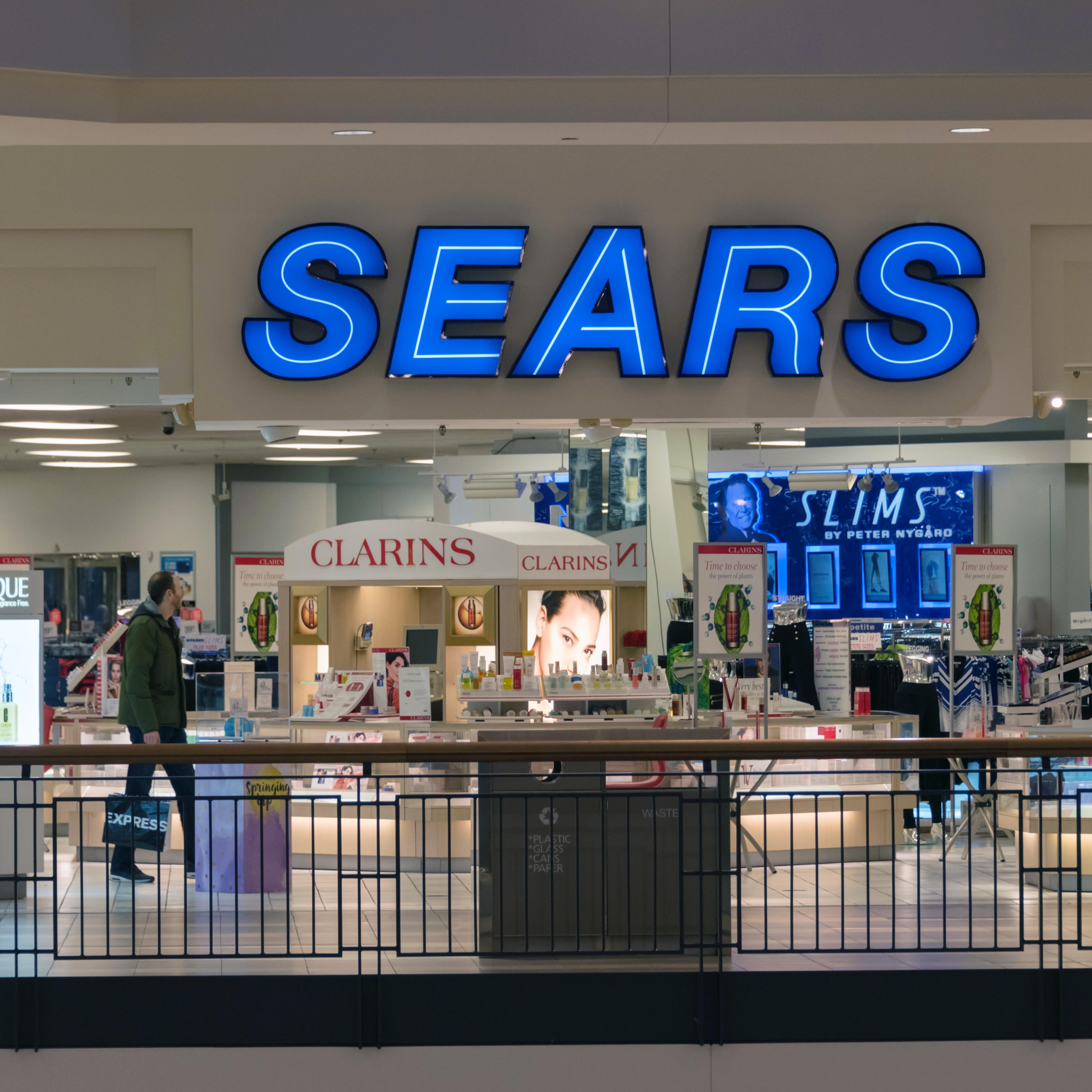 Sears store entrance, is an American chain of department stores.