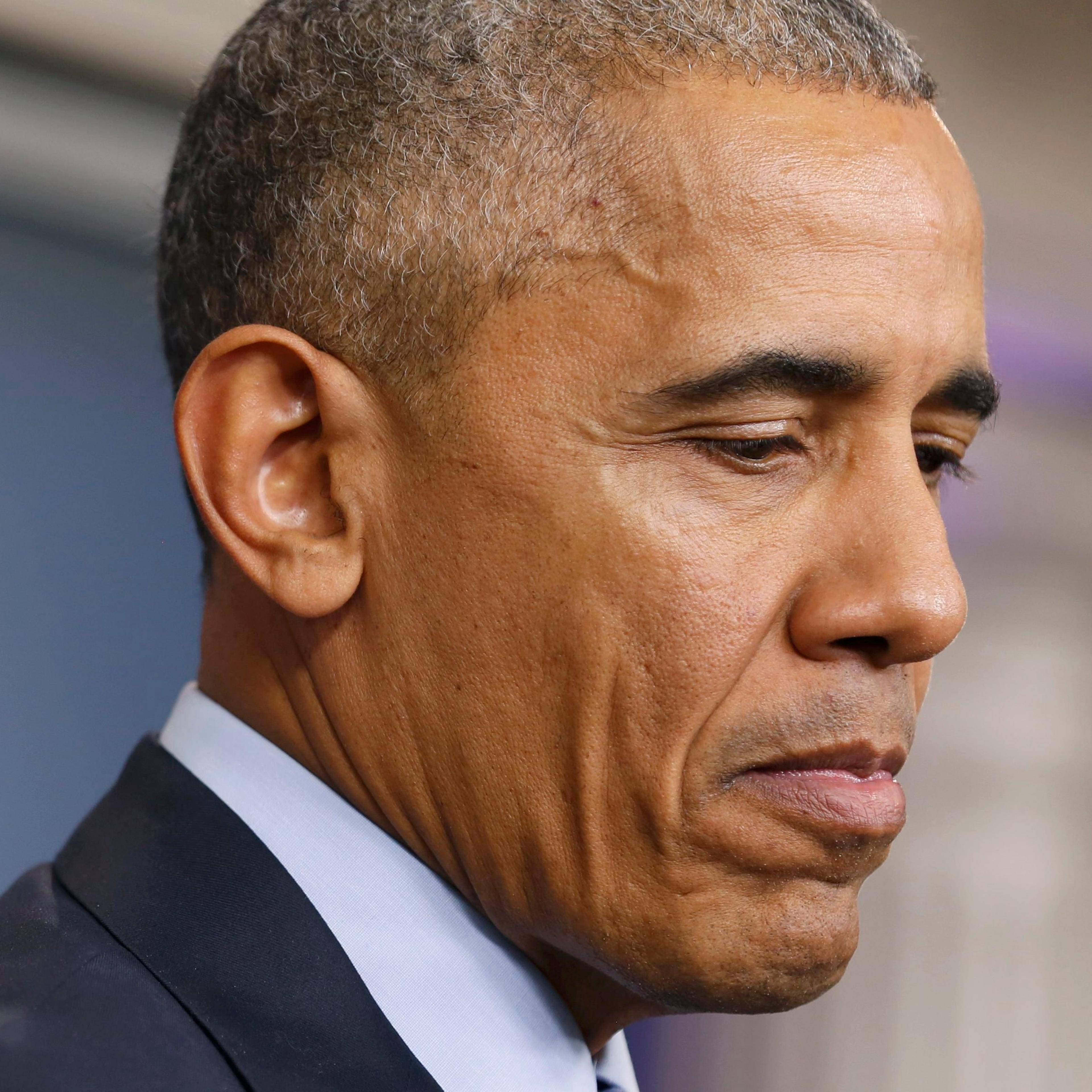 President Barack Obama in his last news conference of the year at the White House, Dec. 16, 2016.