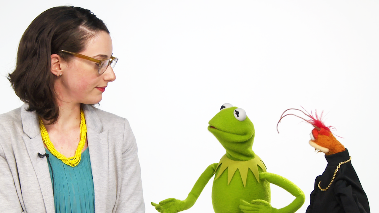 Kermit and Pepe tell TIME's Lily Rothman how to promote a Muppets movie
