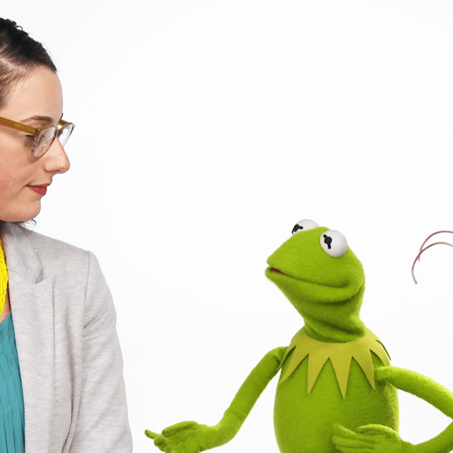 Kermit and Pepe tell TIME's Lily Rothman how to promote a Muppets movie