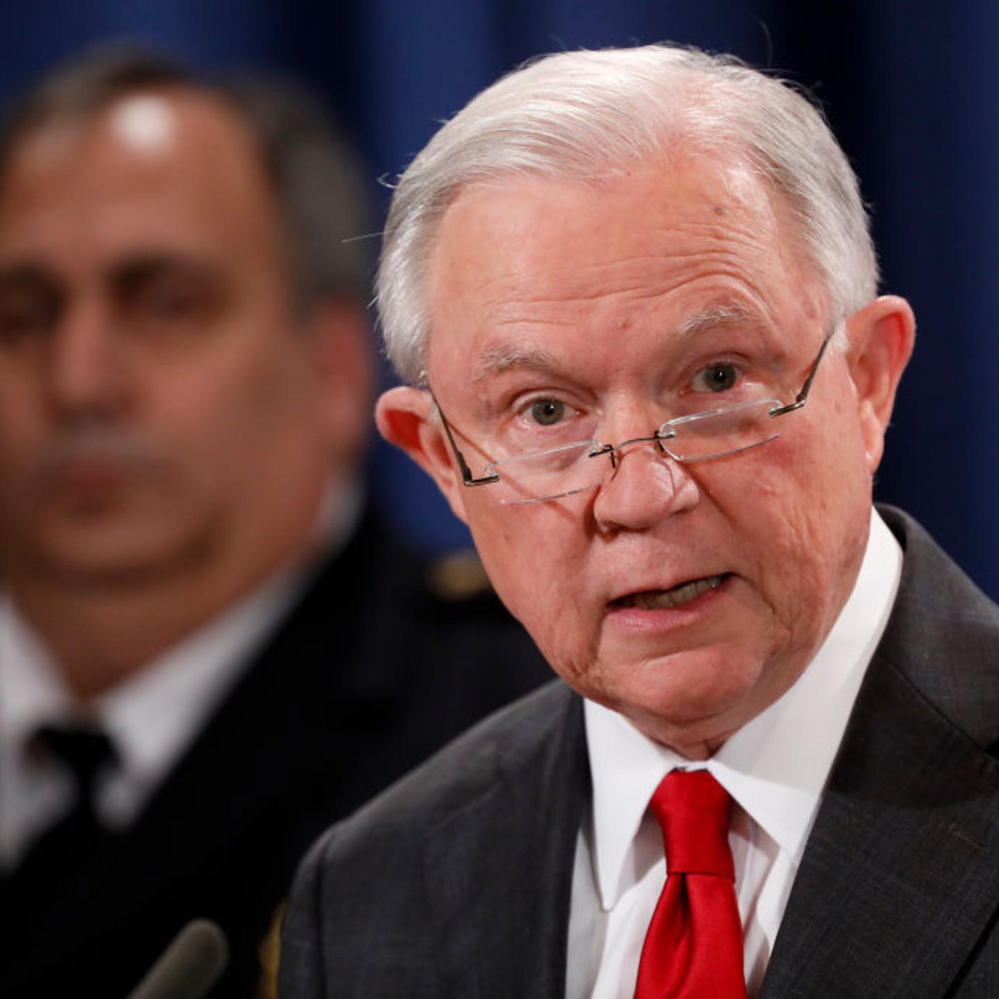 Justice Department Holds Briefing On Arrest Of A Suspect In Mail Bombing Case