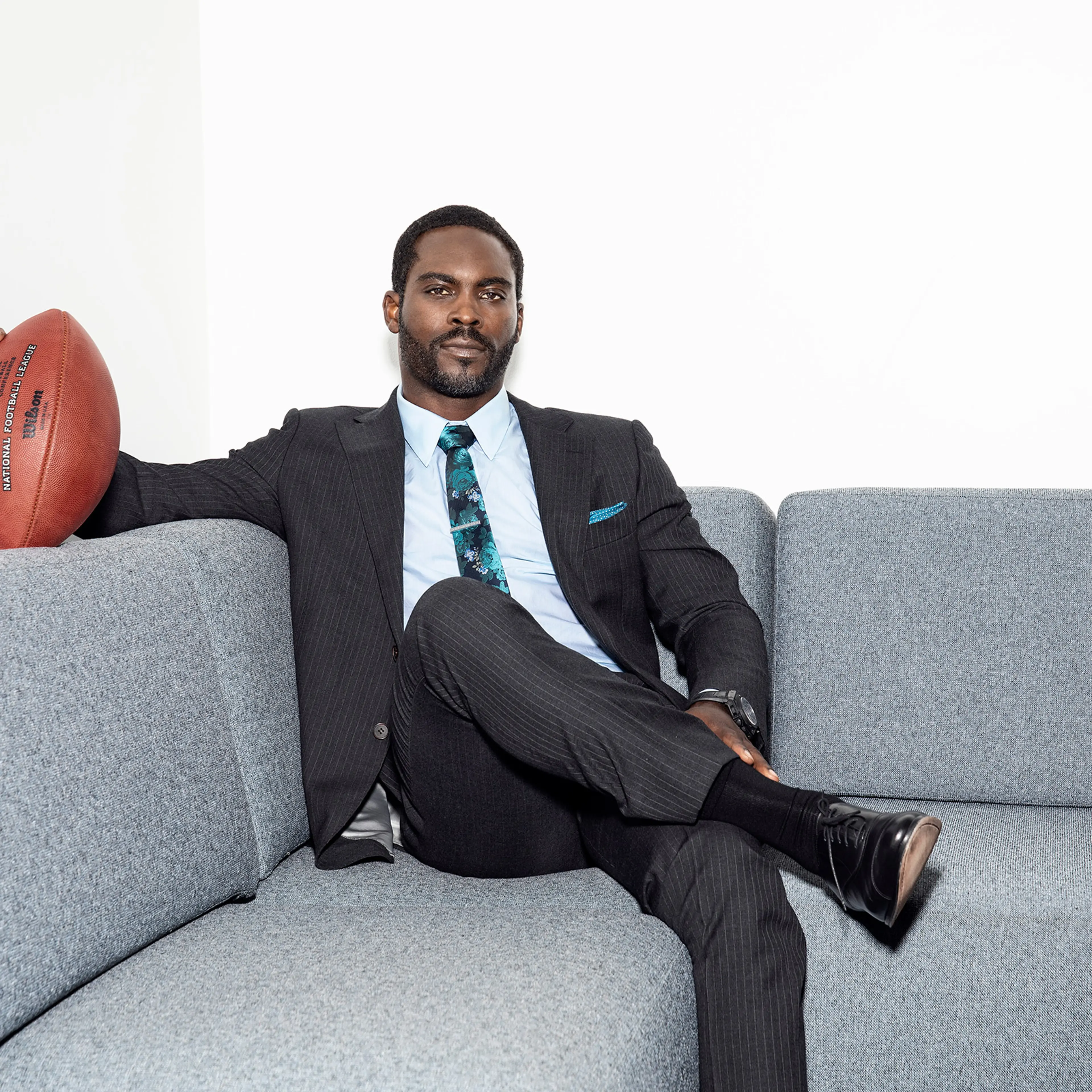 Michael Vick photographed in Los Angeles, CA in 2021