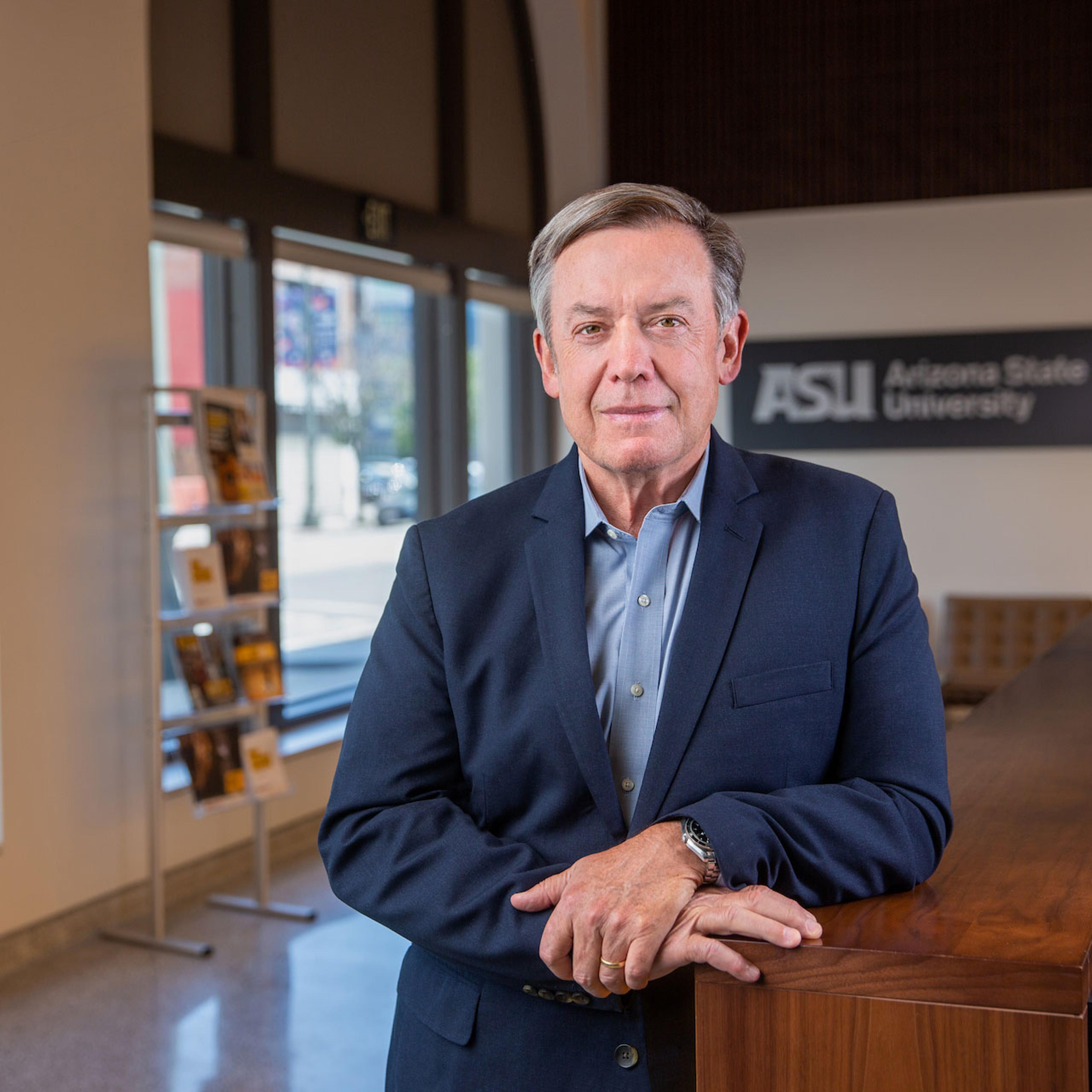Arizona State University president Michael Crow, on June 6, 2022.