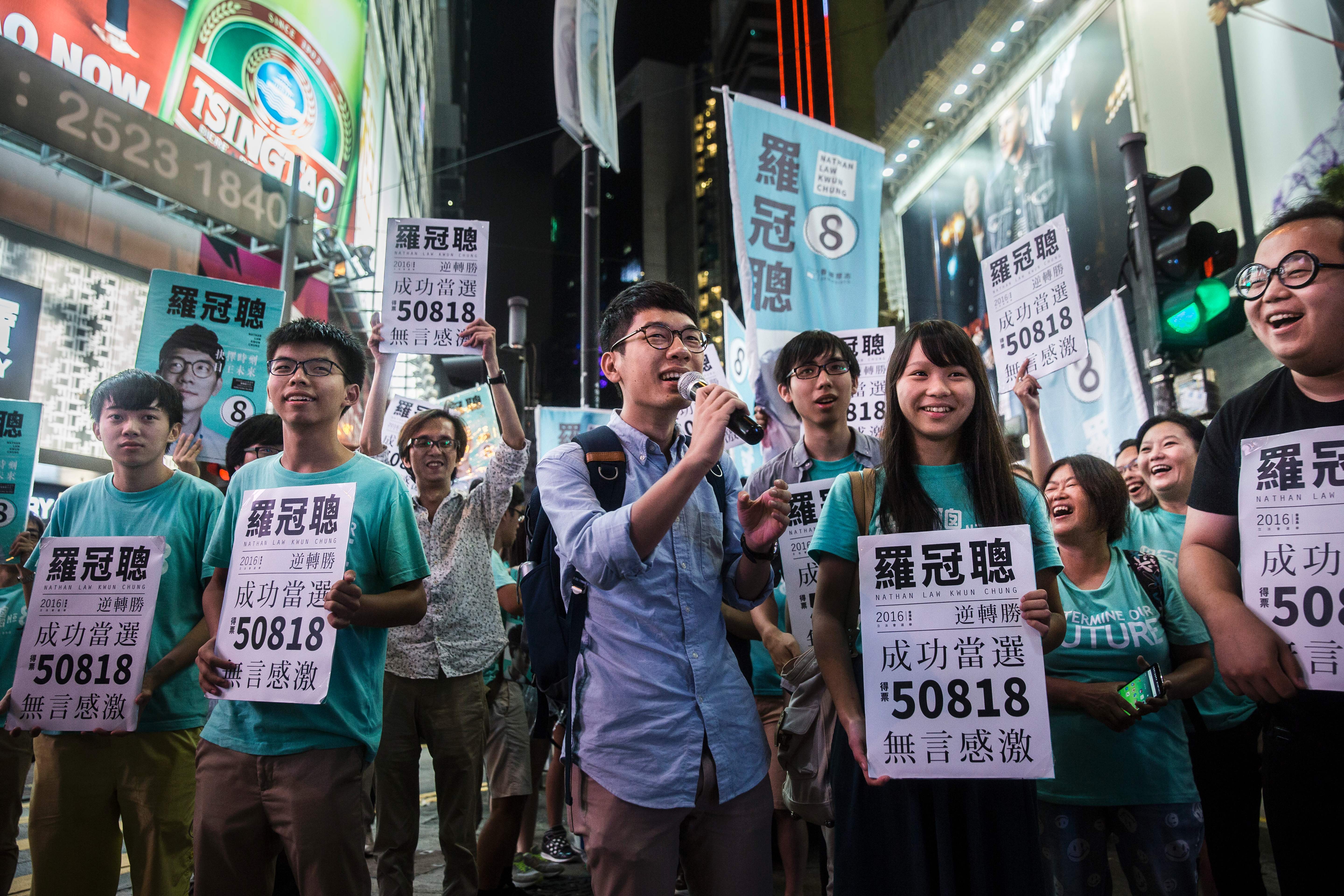 HONGKONG-CHINA-DEMOCRACY-INDEPENDENCE-ELECTIONS-POLITICS