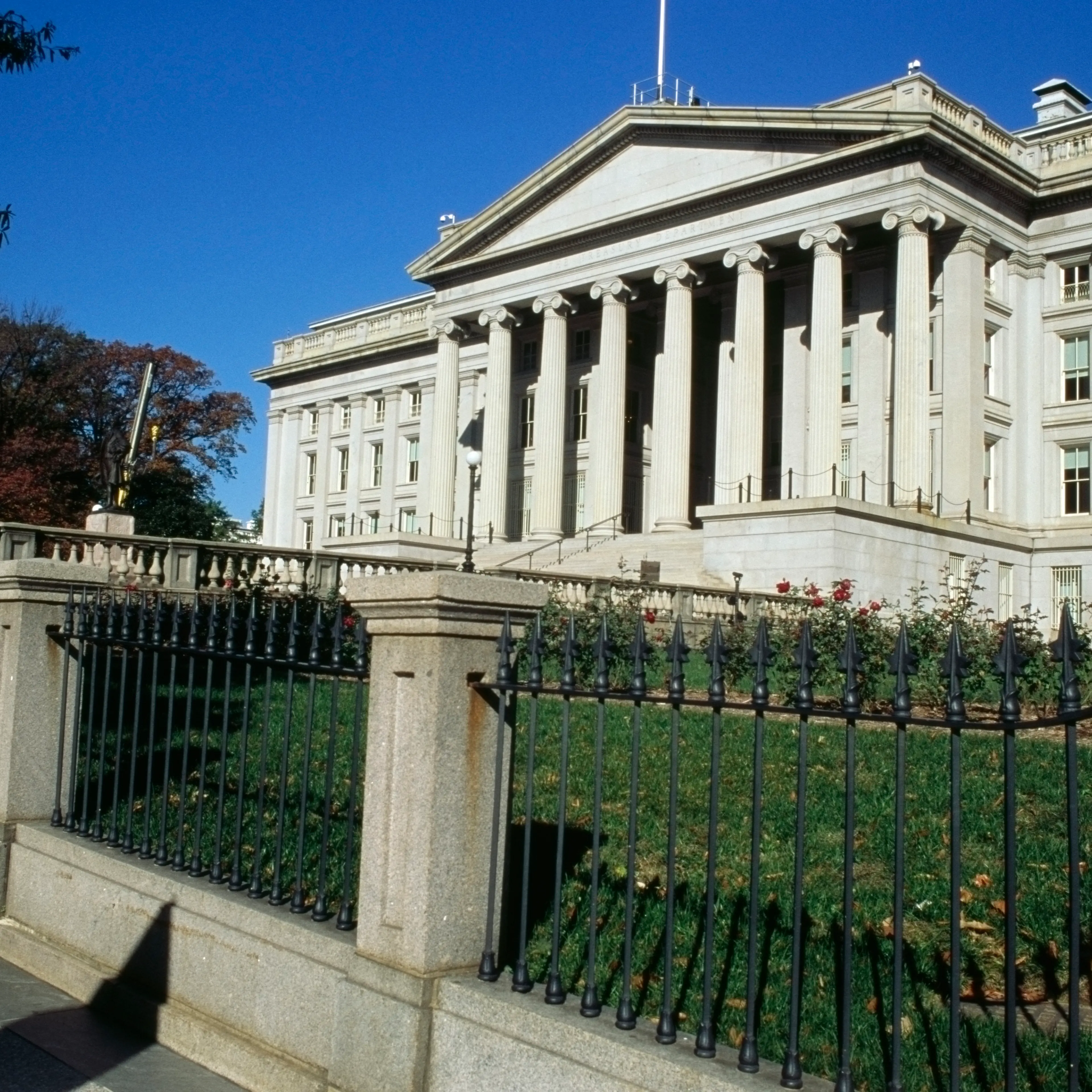 Treasury Building, United States Department of Treasury, Washington DC, District of Columbia, USA