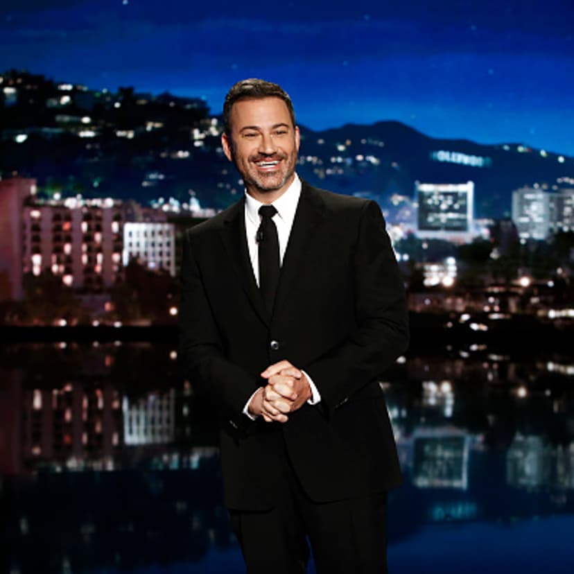 Jimmy Kimmel Live! airs every weeknight at 11:35 p.m. EDT and features a diverse lineup of guests that include celebrities, athletes, musical acts, comedians and human interest subjects, along with comedy bits and a house band.