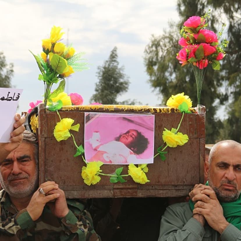 Funeral ceremony held for Fatma Samir in Kirkuk