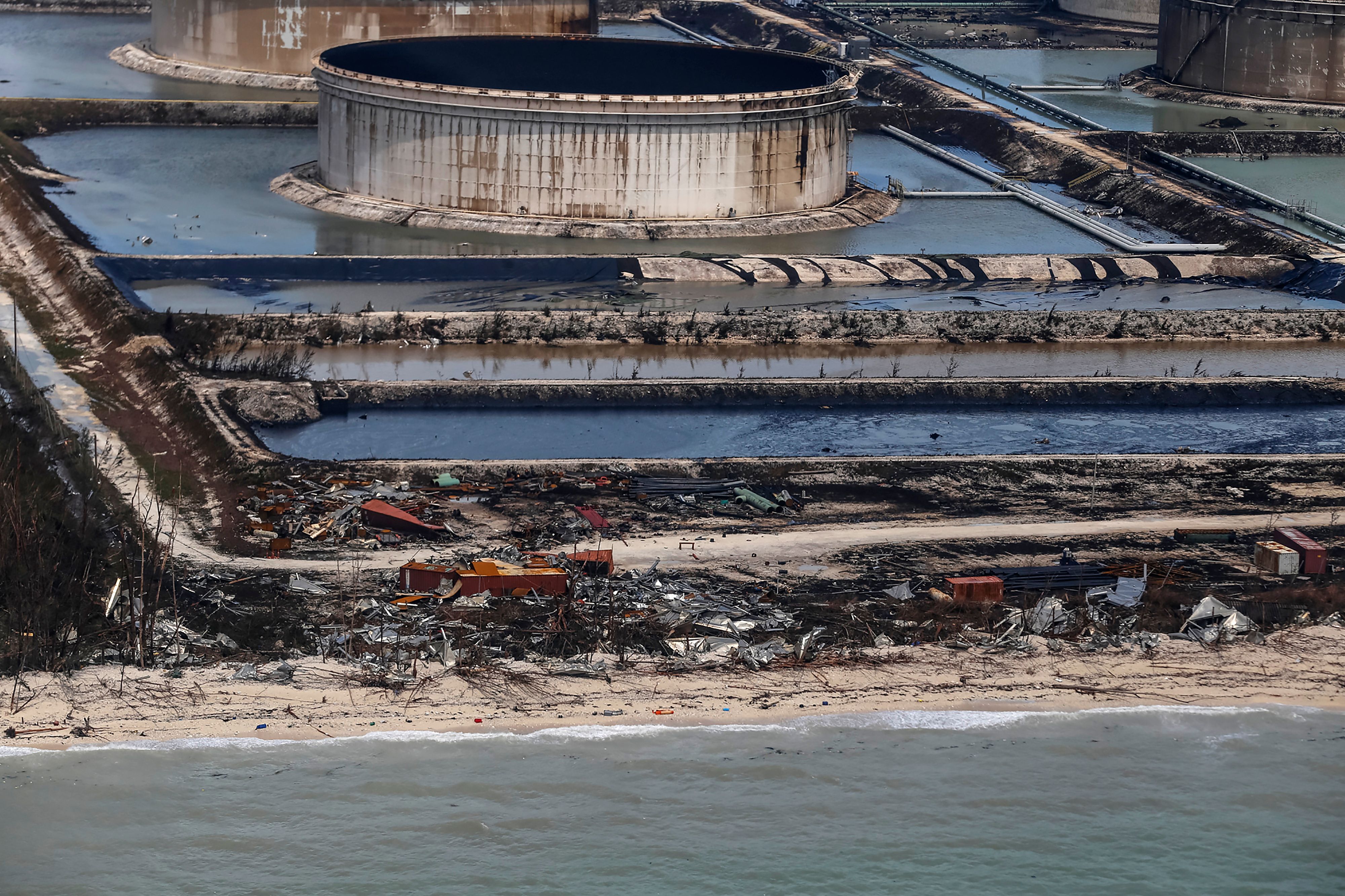 Oil Spill in Bahamas After Dorian