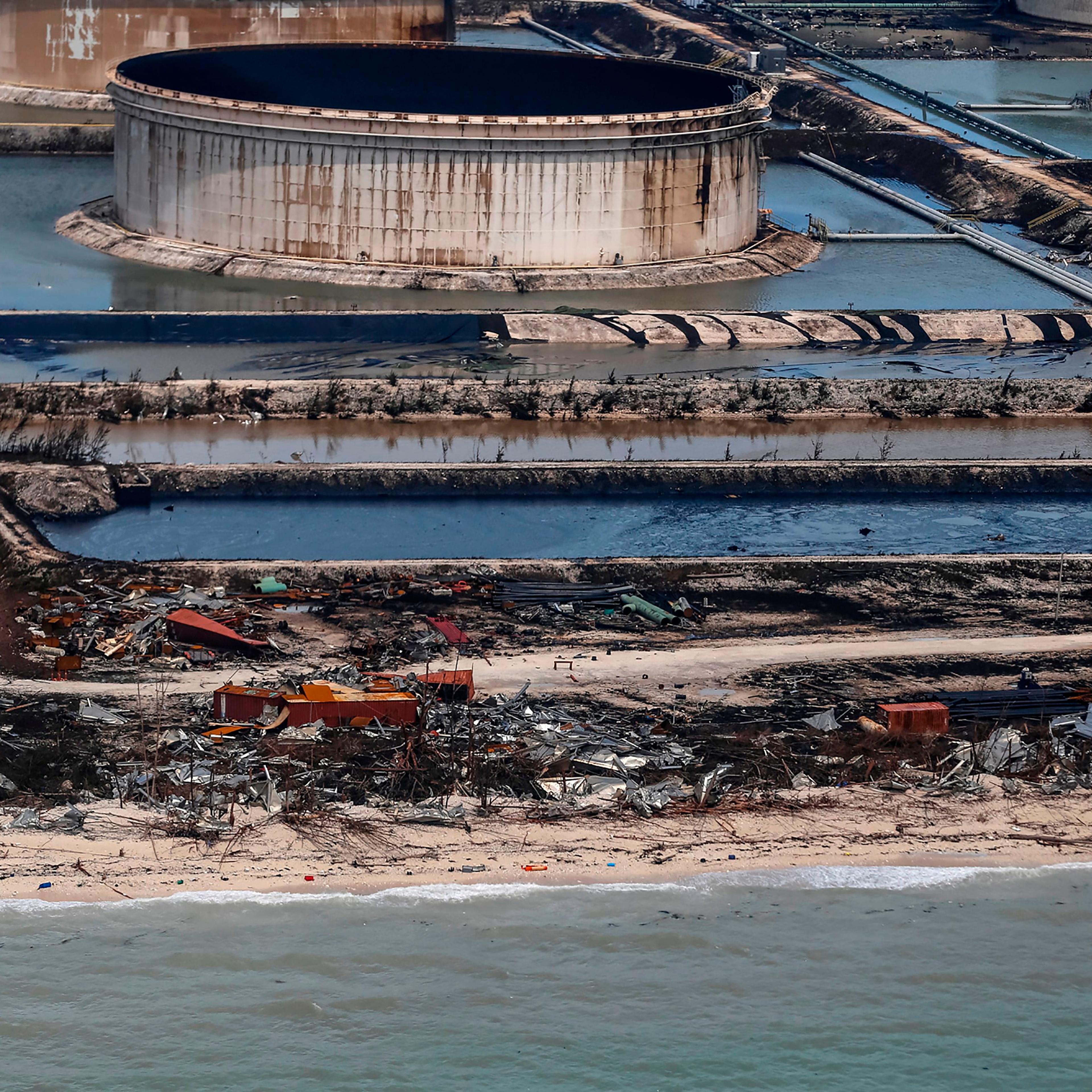 Oil Spill in Bahamas After Dorian