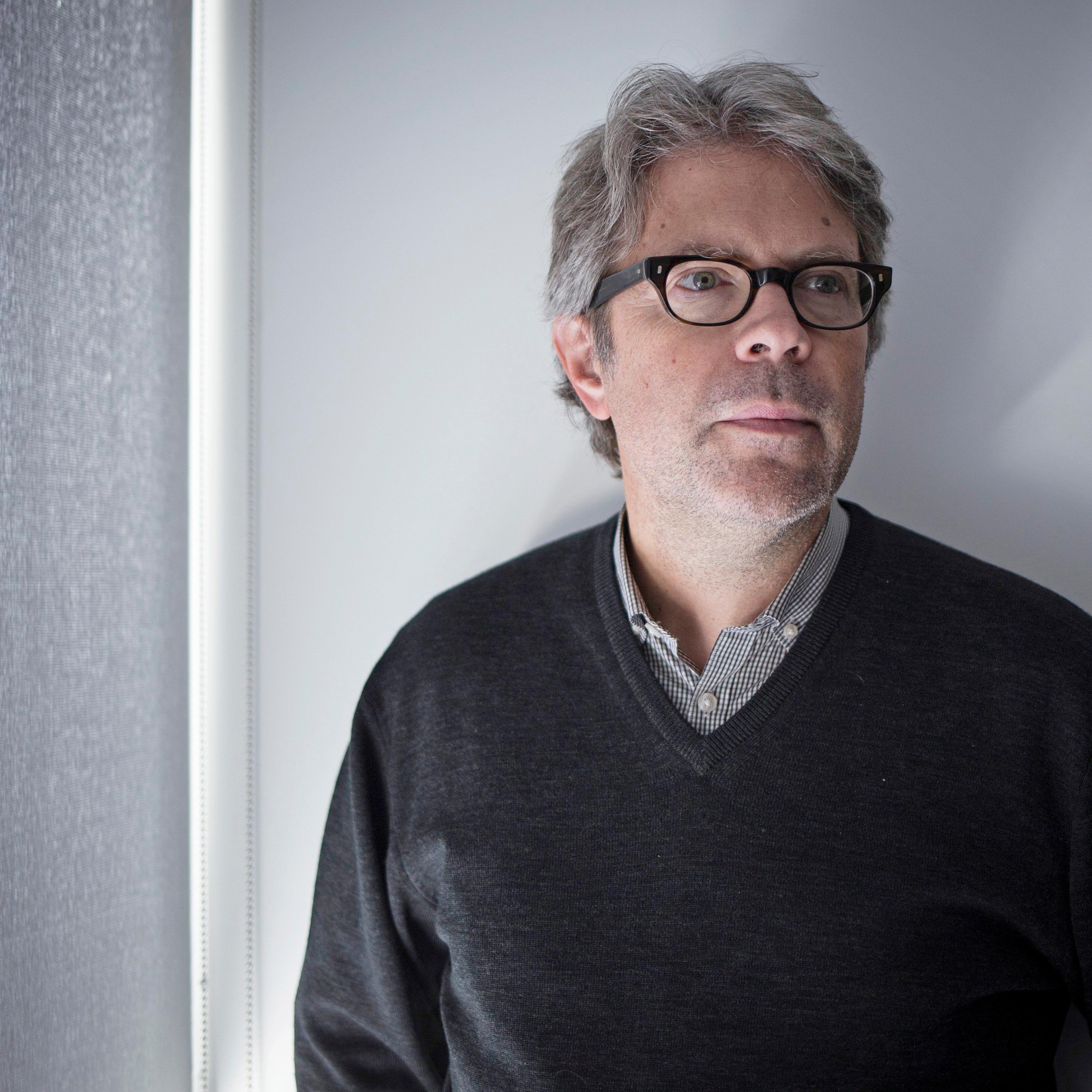 American novelist, Jonathan Franzen, discusses his latest book, Purity in Toronto on Oct. 11, 2015.