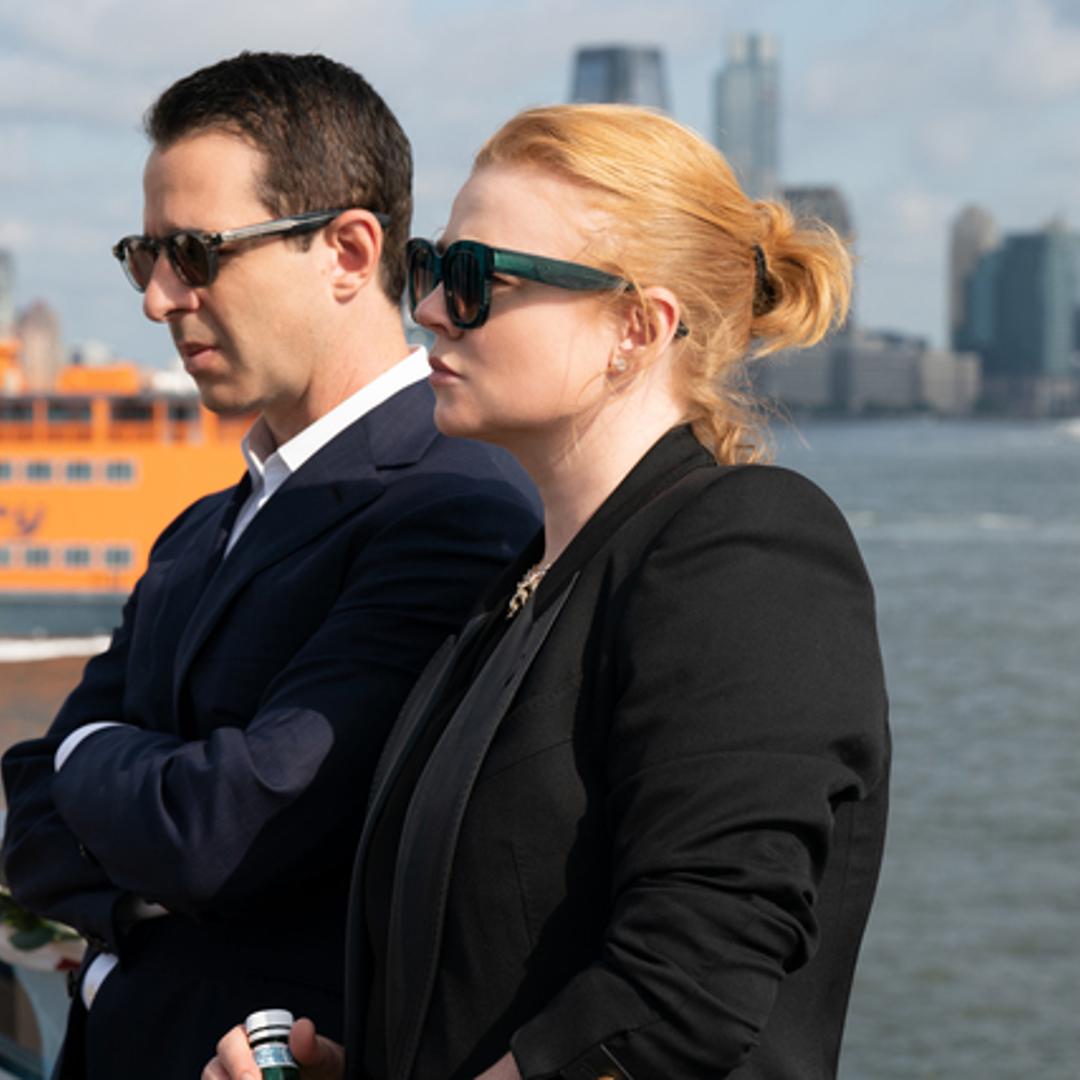 Sarah Snook and Jeremy Strong in <i>Succession</i> Season 4, Episode 3: "Connor's Wedding"