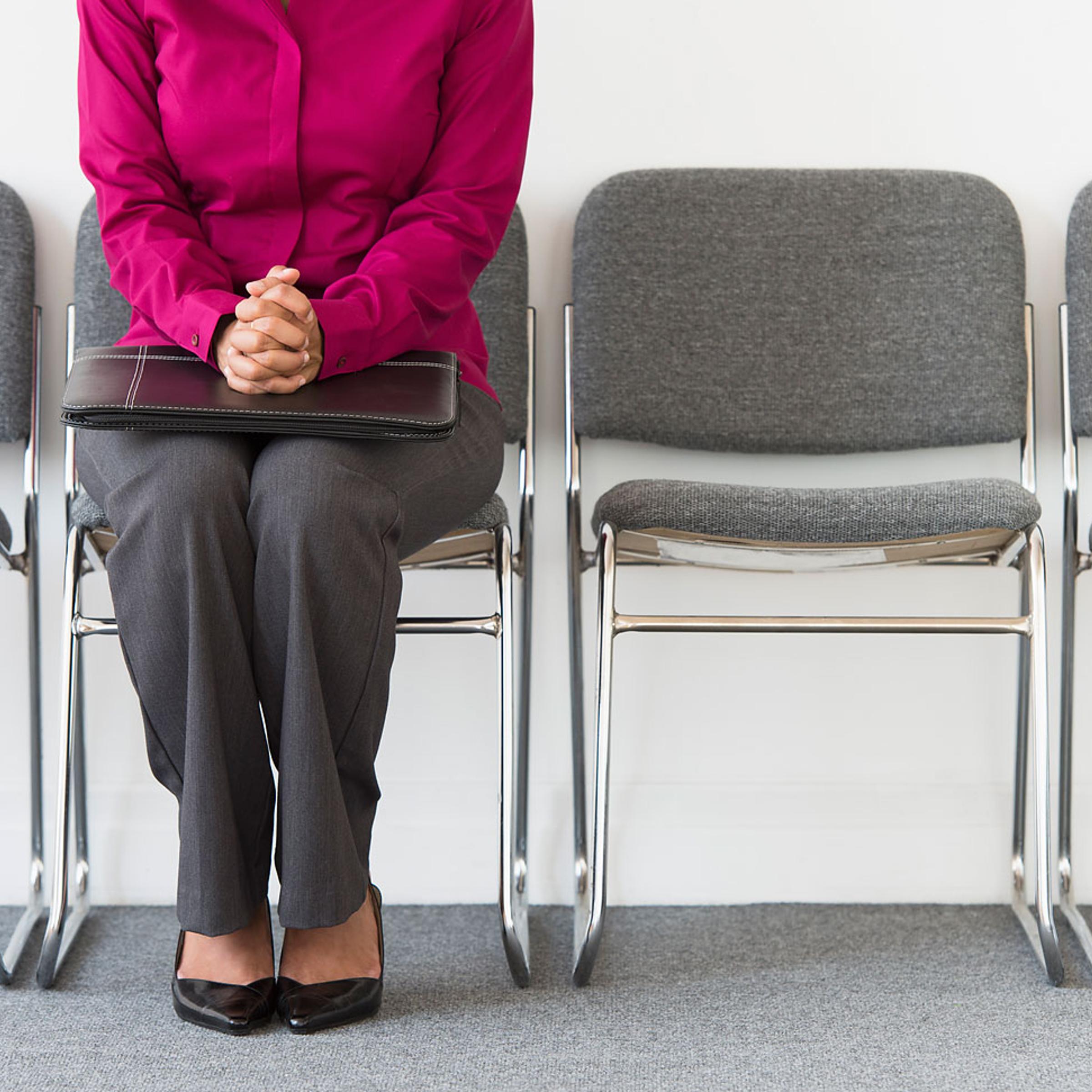 woman before interview
