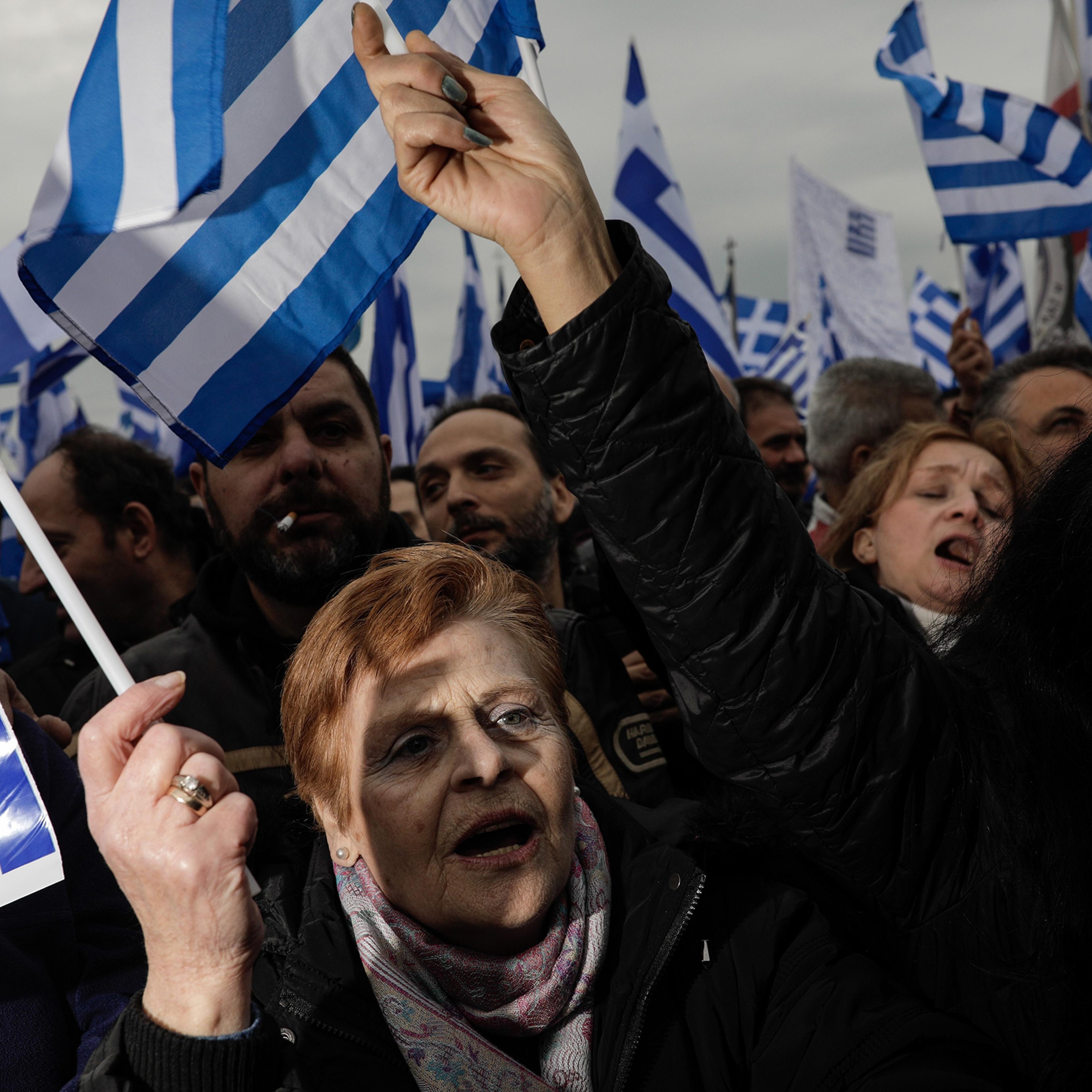 Thousands protest in Thessaloniki against 'Macedonia' name talks