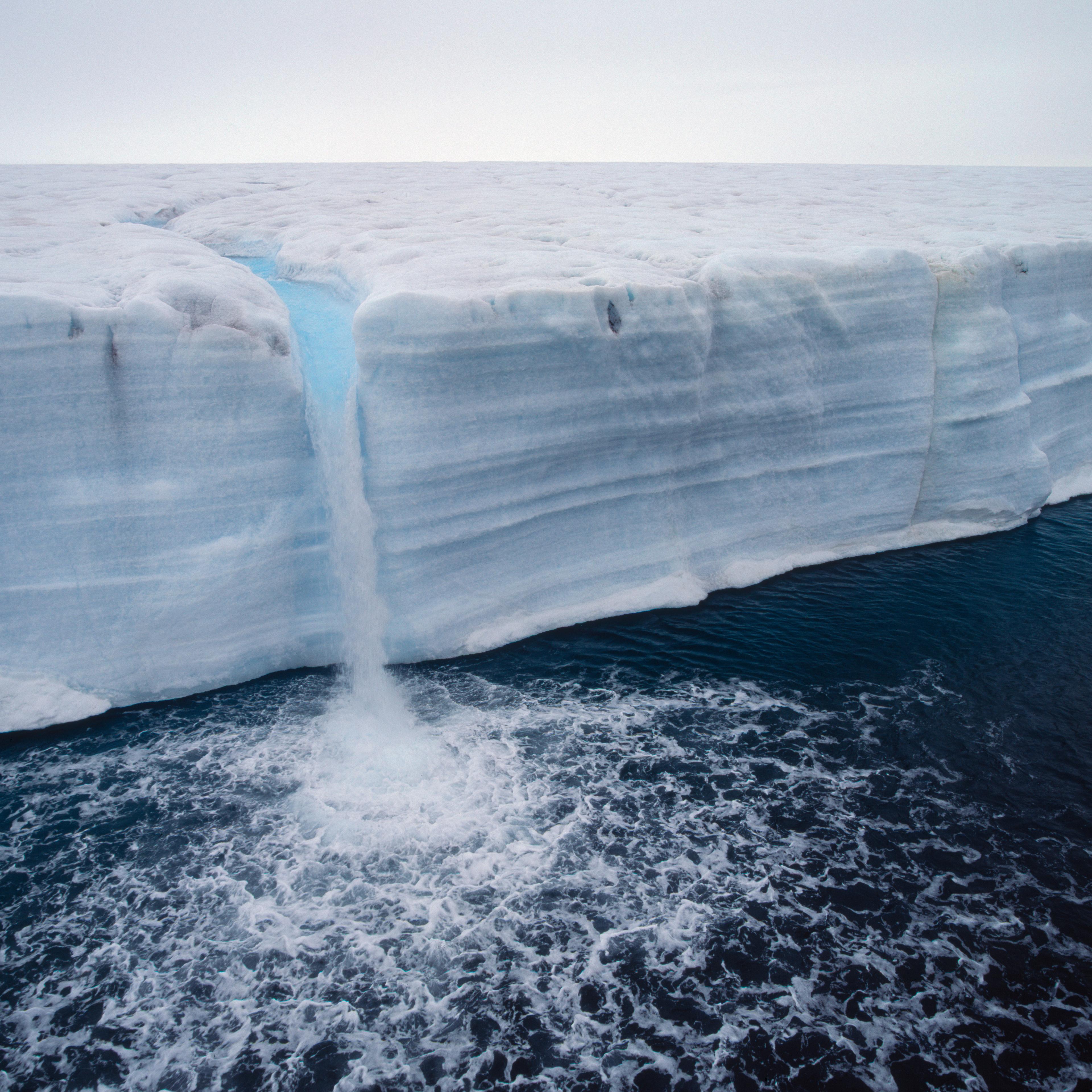 melting glacier climate change