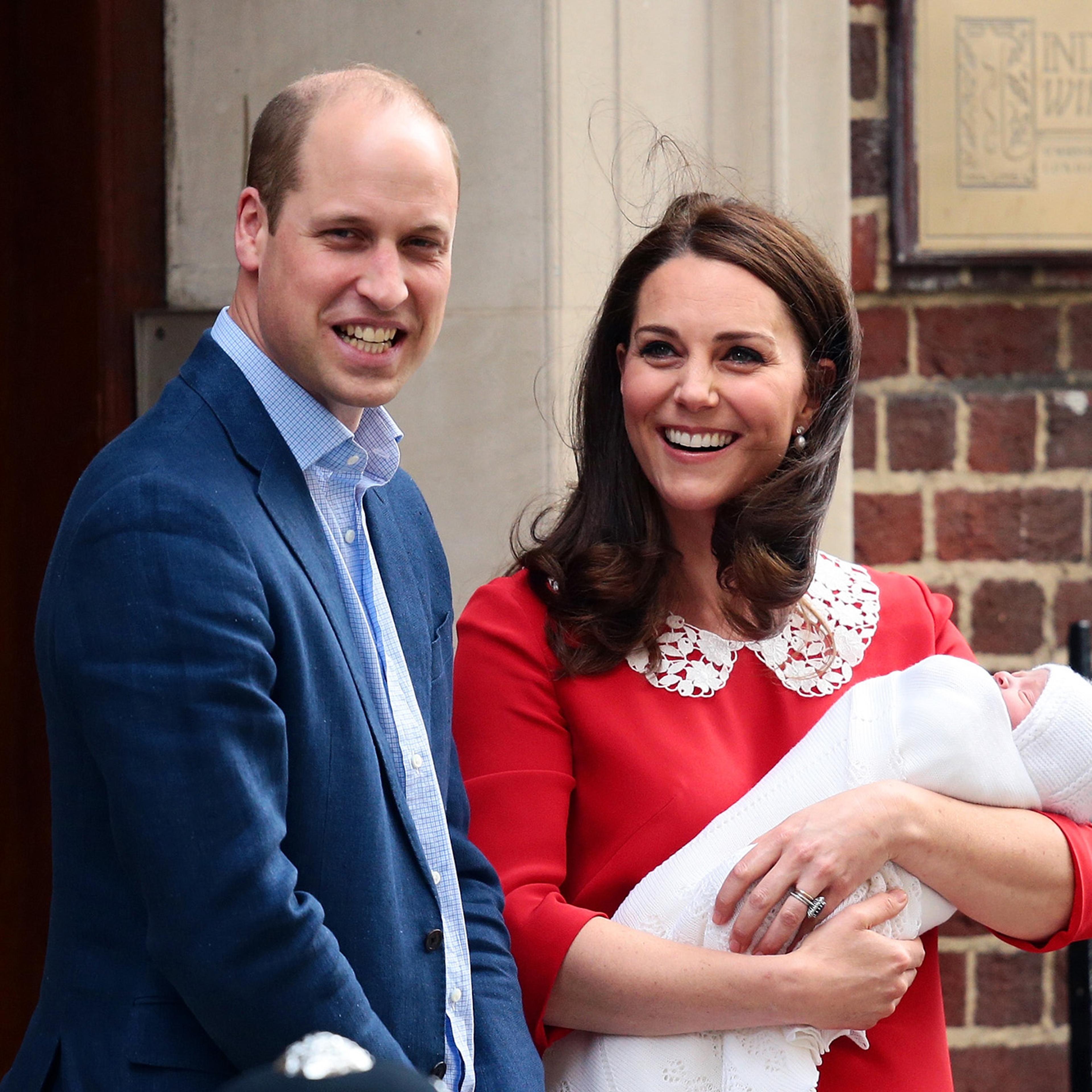 The Duke & Duchess Of Cambridge Depart The Lindo Wing With Their New Son