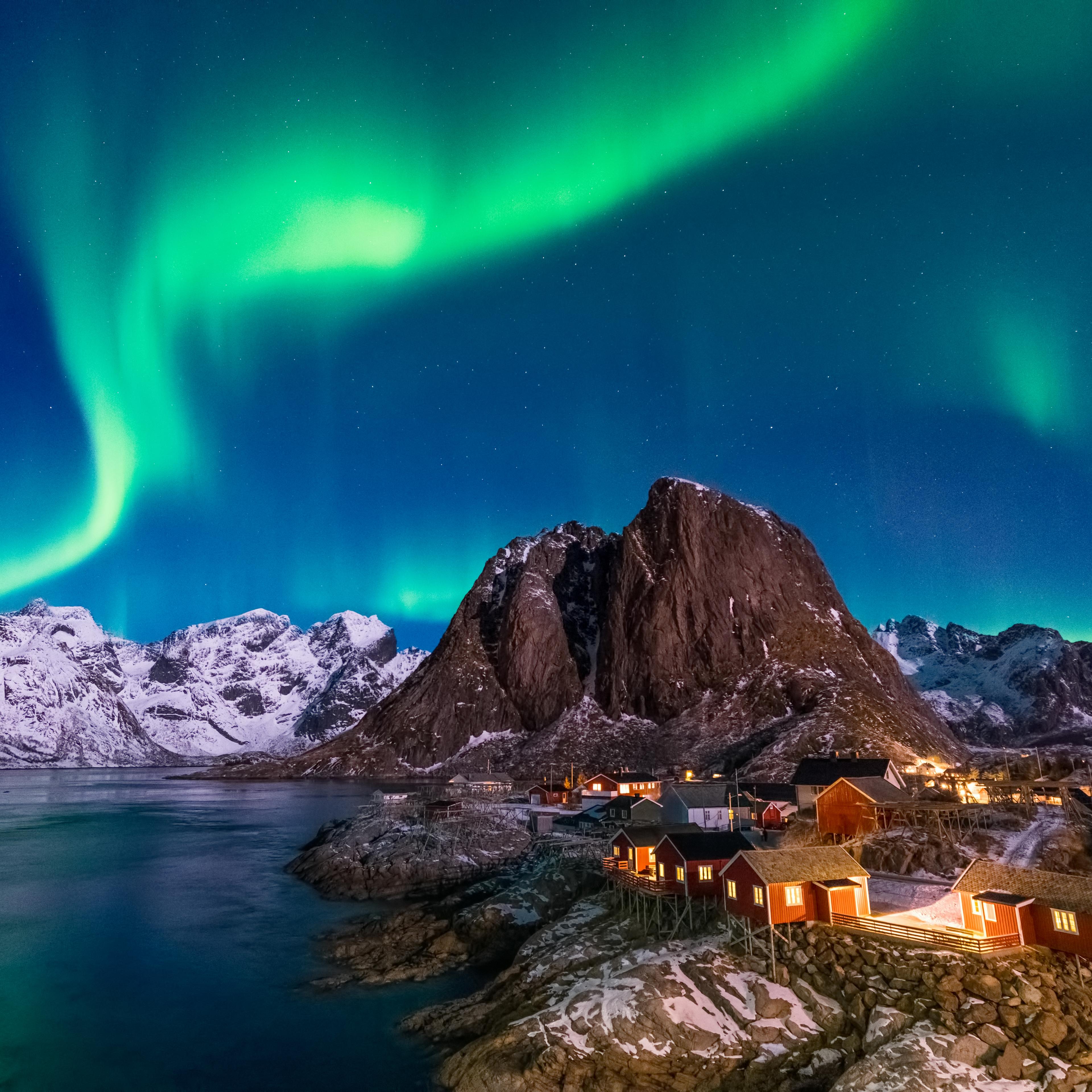 INJY Northern Lights at Lofoten islands, Norway