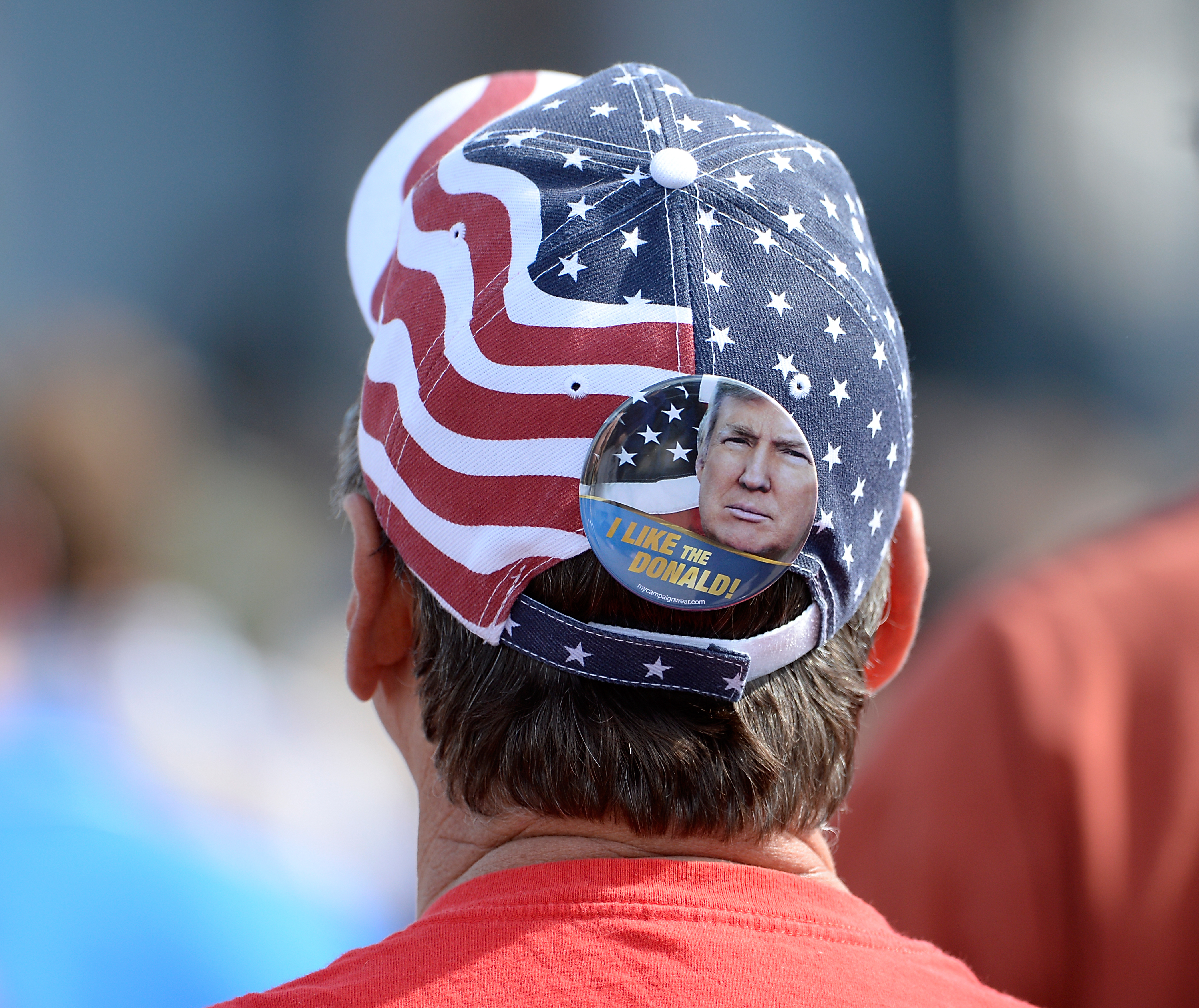 Donald Trump rallies in Norfolk