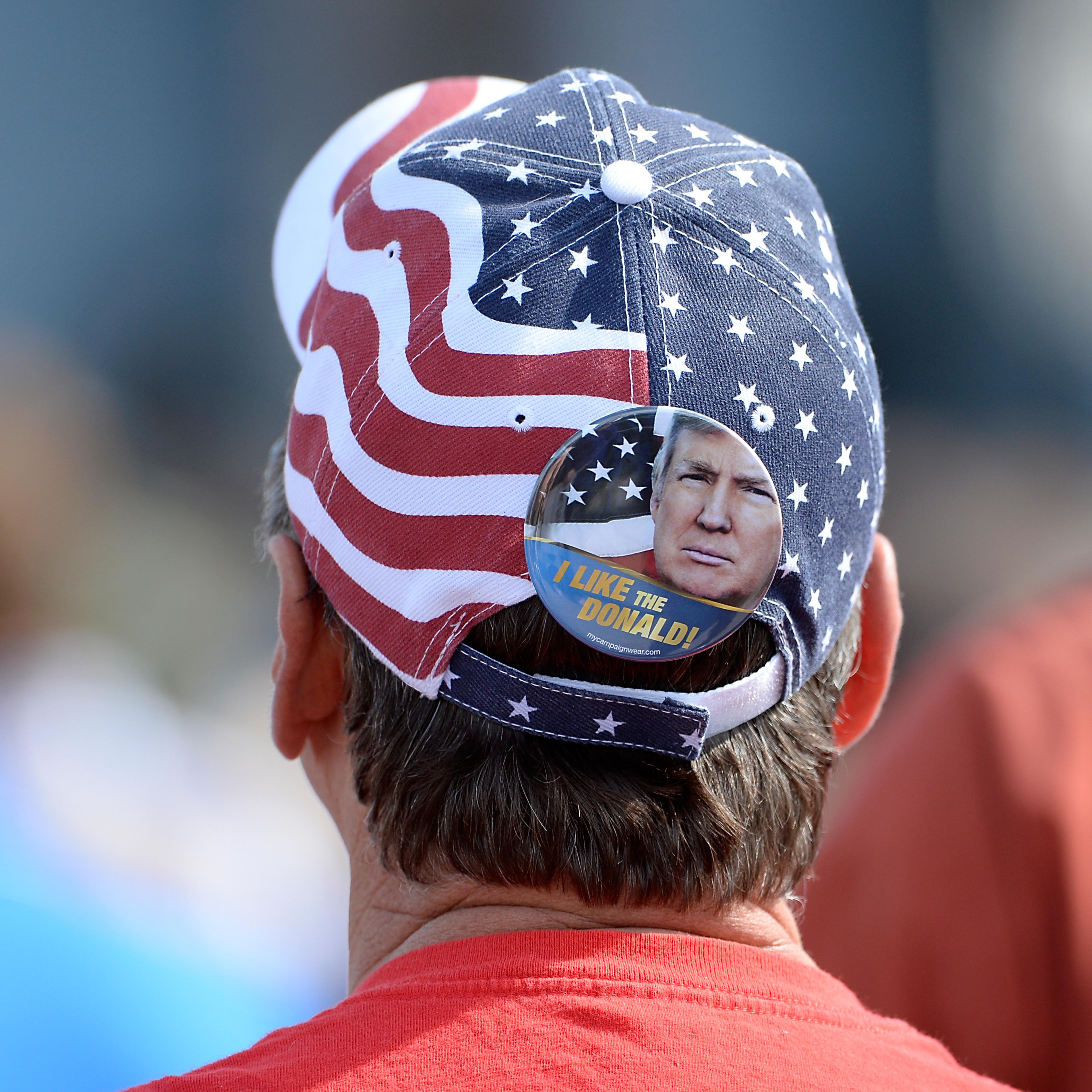Donald Trump rallies in Norfolk