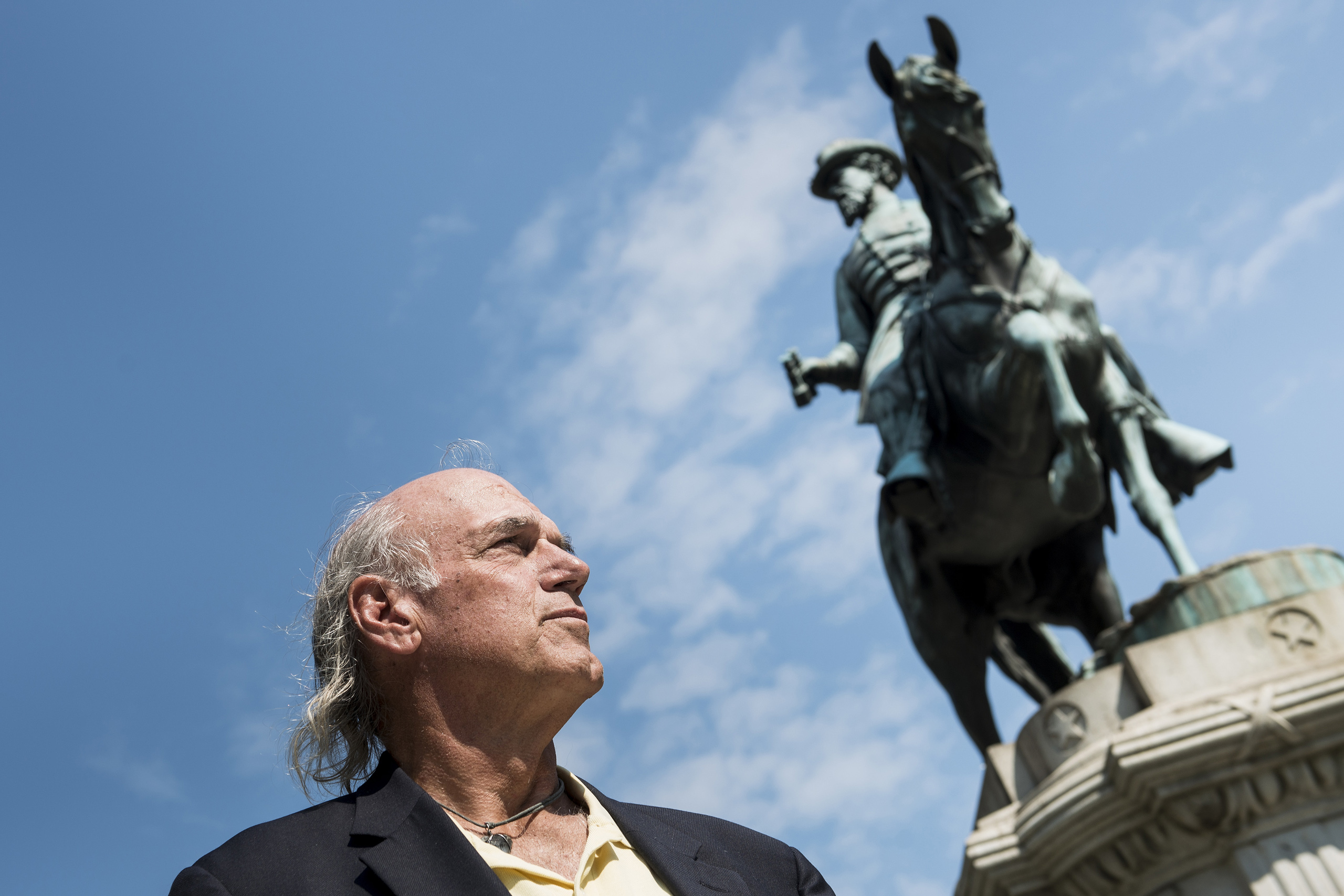 Former pro wrestler Jesse Ventura pauses while speaking about his book "They Killed Our President" in Washington, DC on Oct. 4, 2013.
