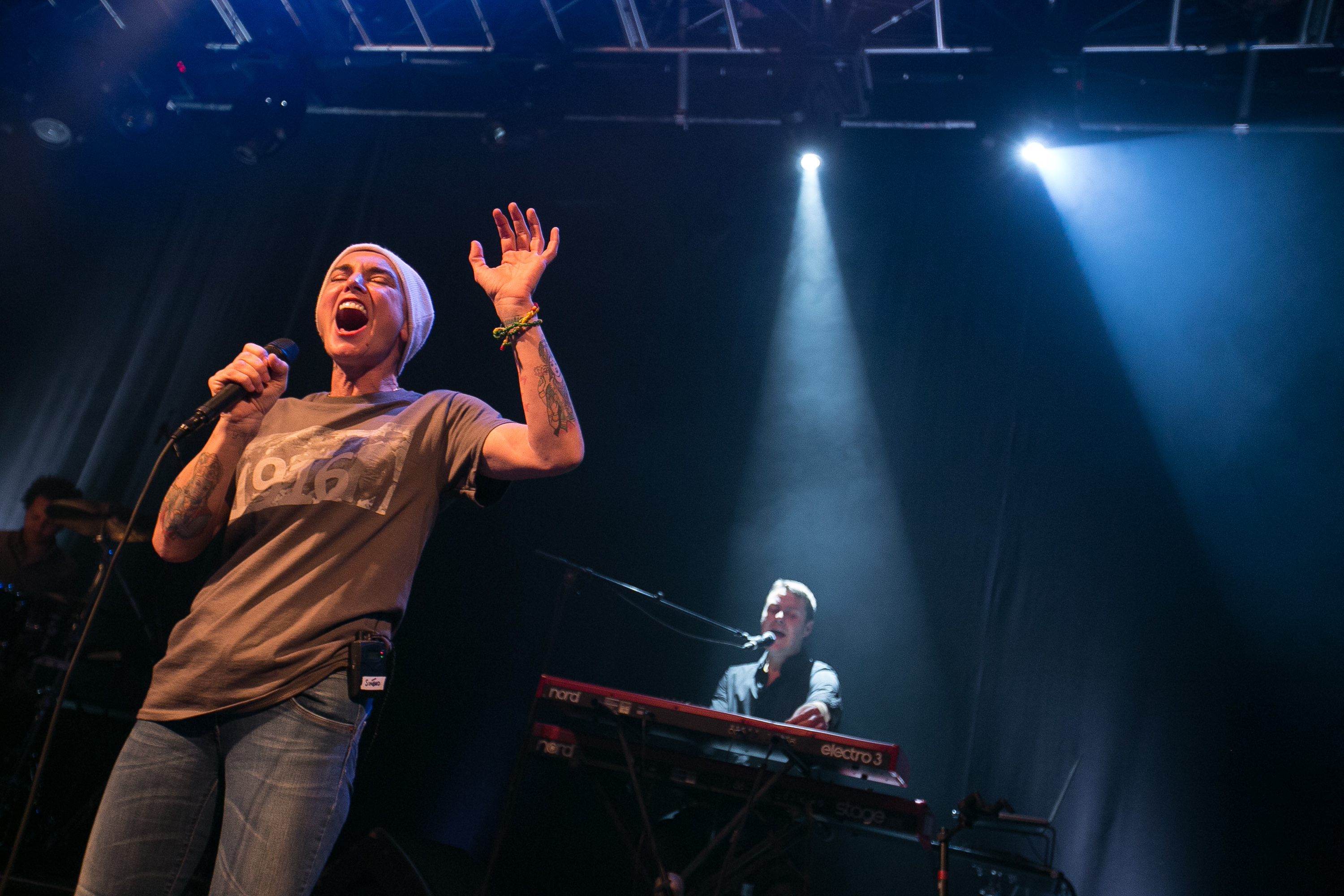 Sinead O'Connor performs in Dublin, Ireland on Dec. 16, 2014.