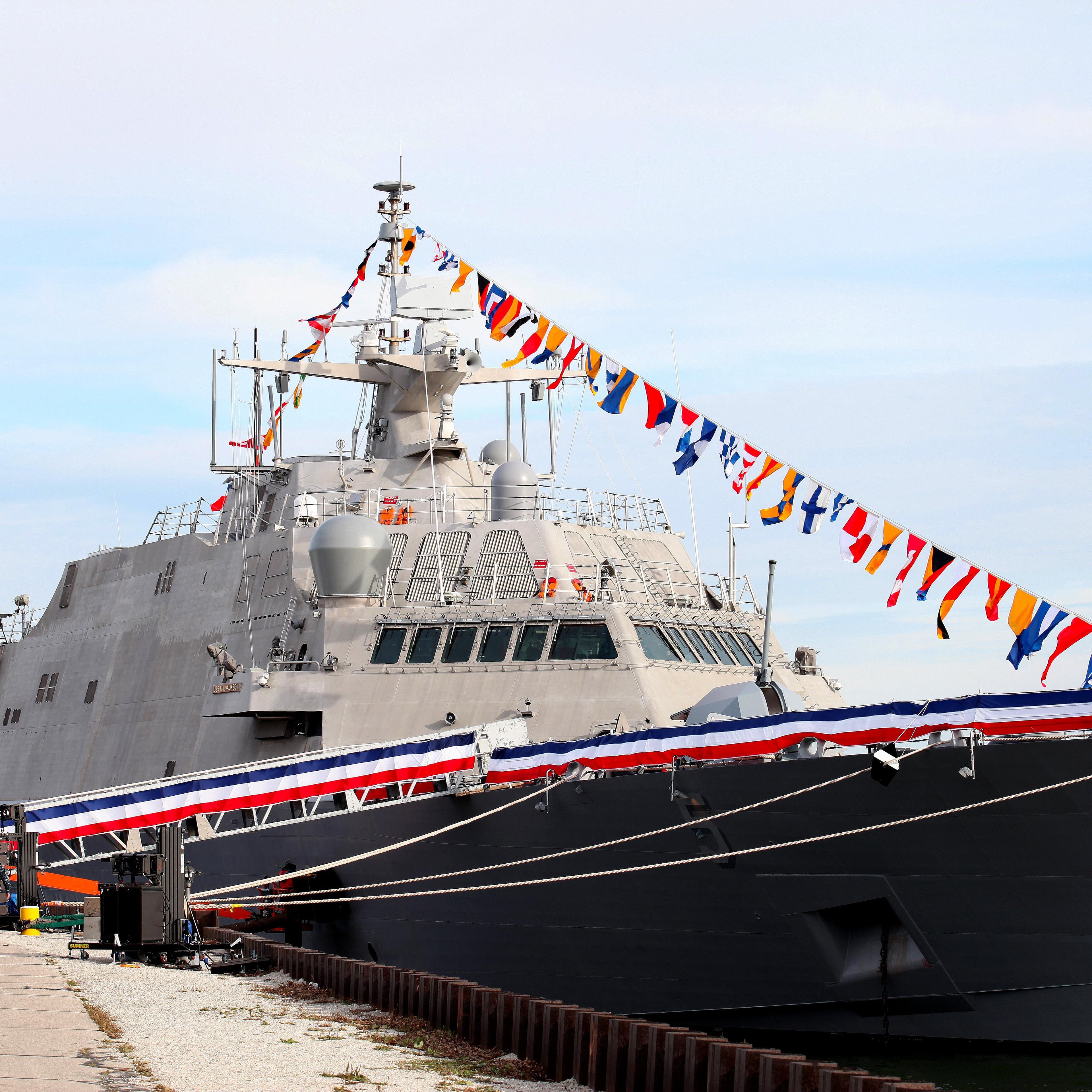 USS Milwaukee At Veterans Park