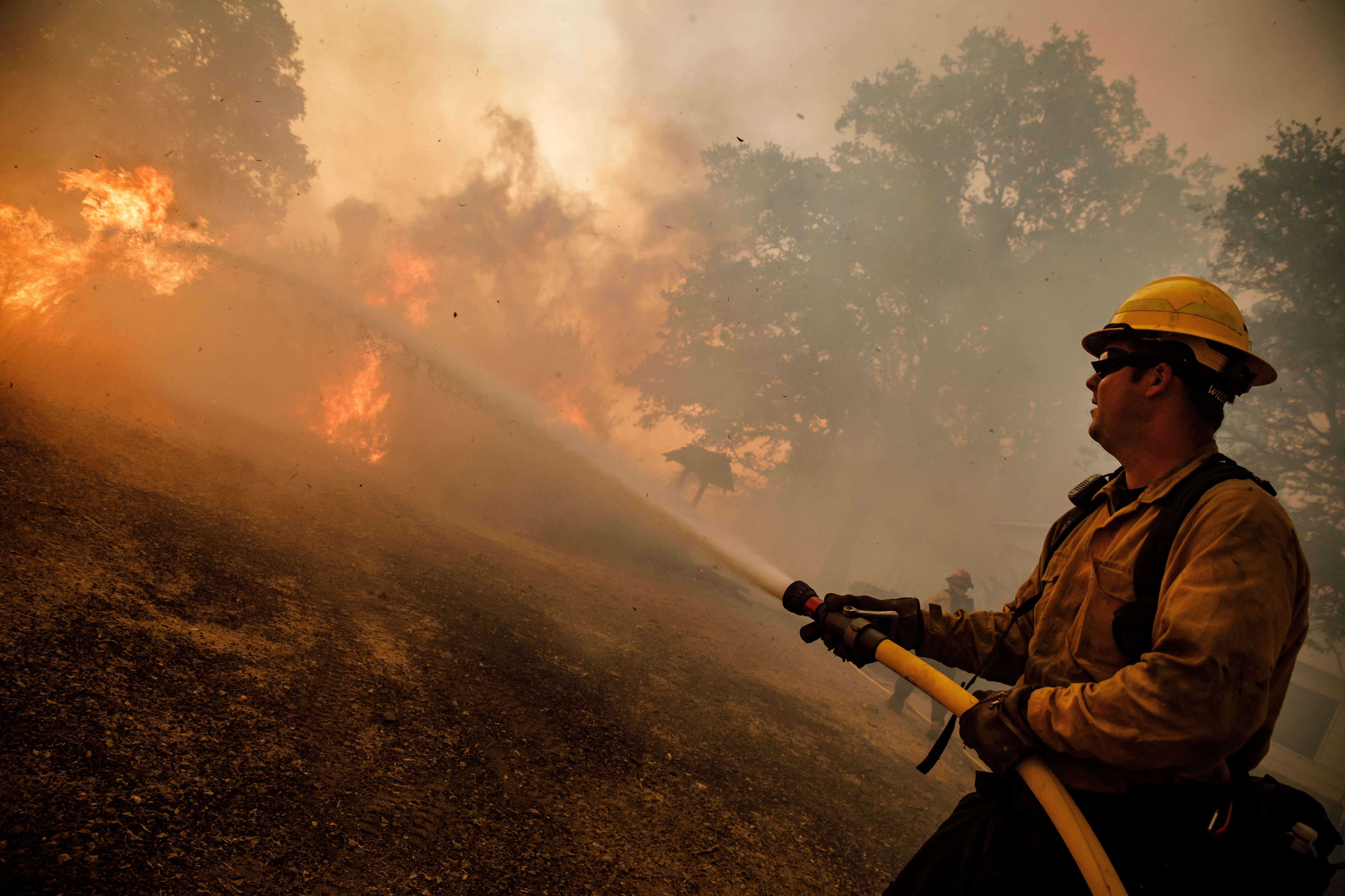 Mendocino-Complex Fire Scorches 70,000 Acres In Northern California Caption: L