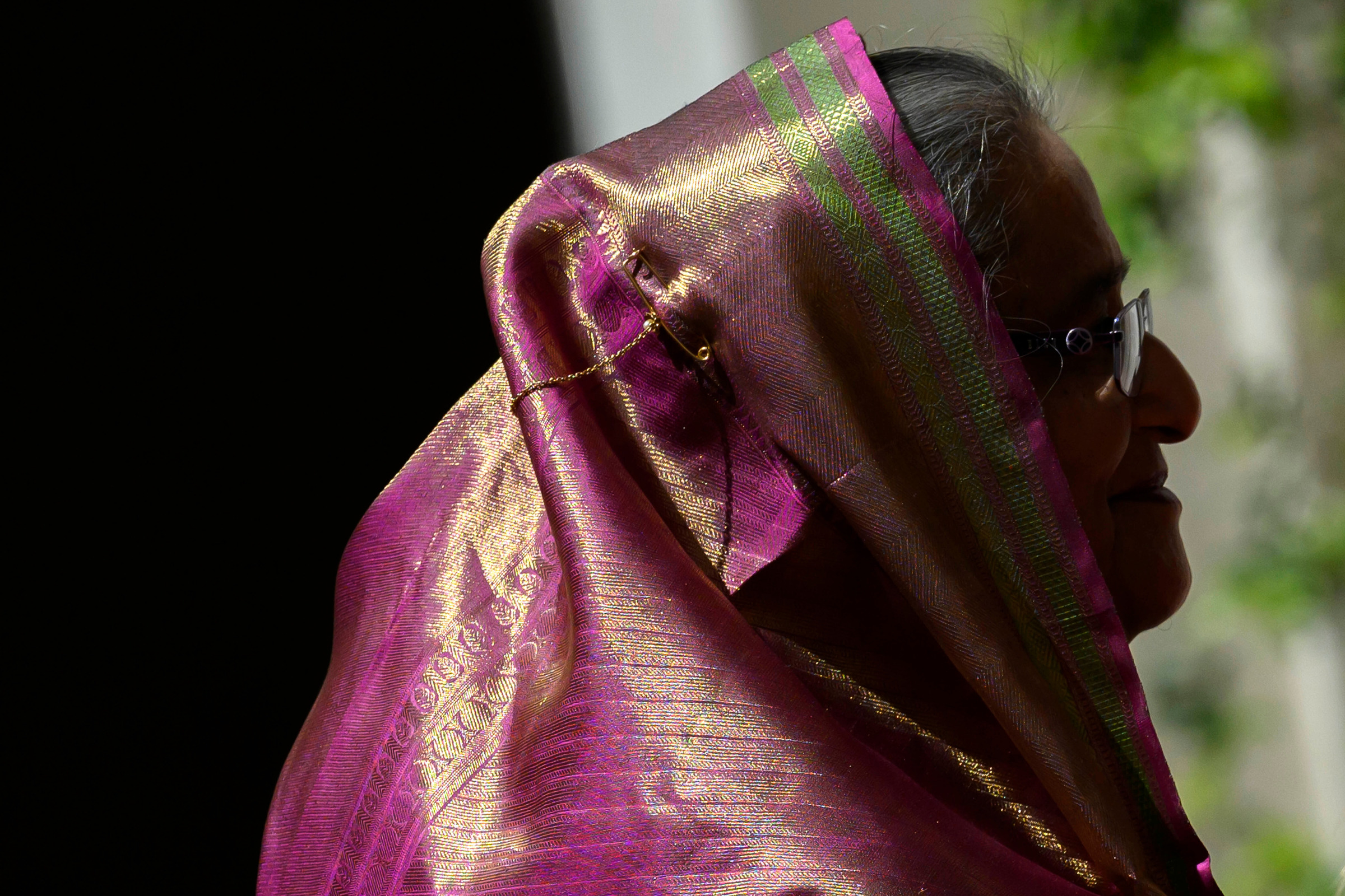 Bangladesh Prime Minister Sheikh Hasina, who has since been ousted and exiled, pictured in Rome, Italy, on July 25, 2023.