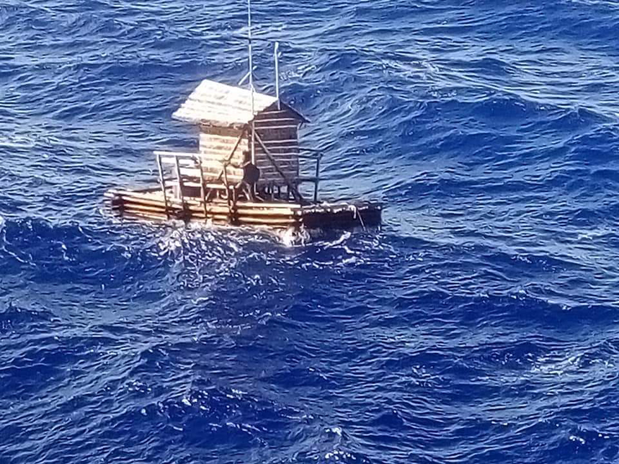 Indonesian teenager on floating fish trap survives 49 days adrift at sea