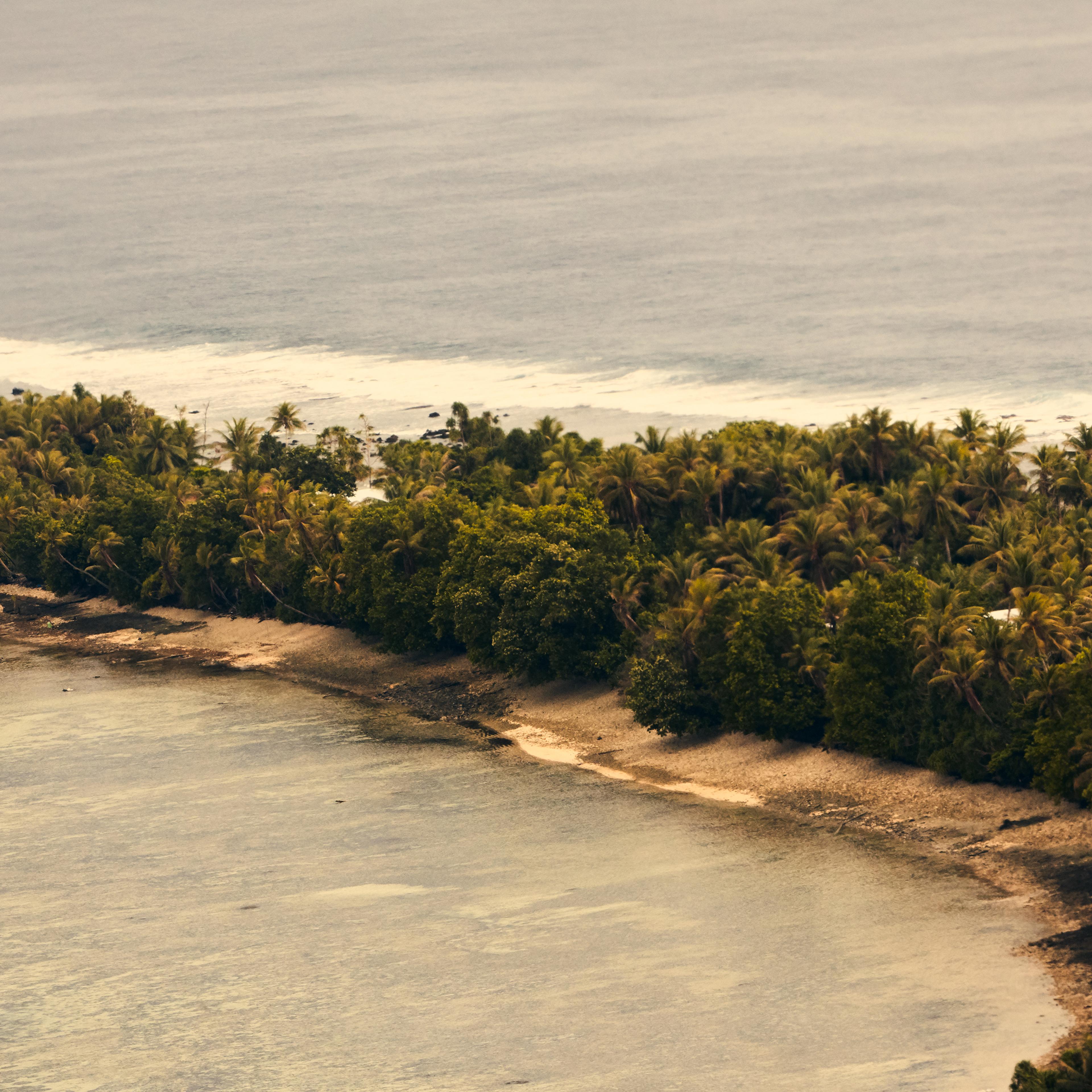 Rising seas threaten to submerge Tuvalu, one of many island nations struggling with climate change.