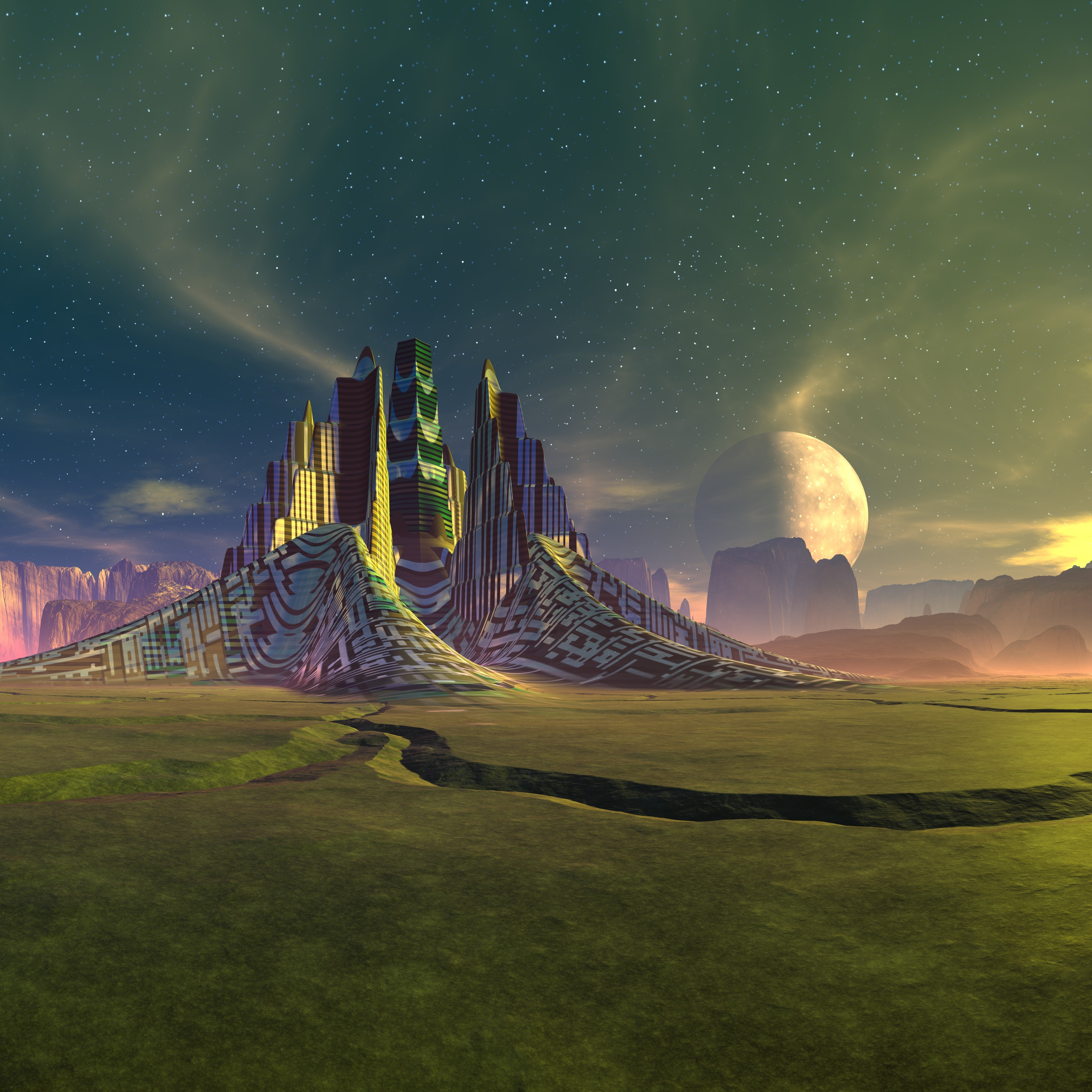 science fiction landscape