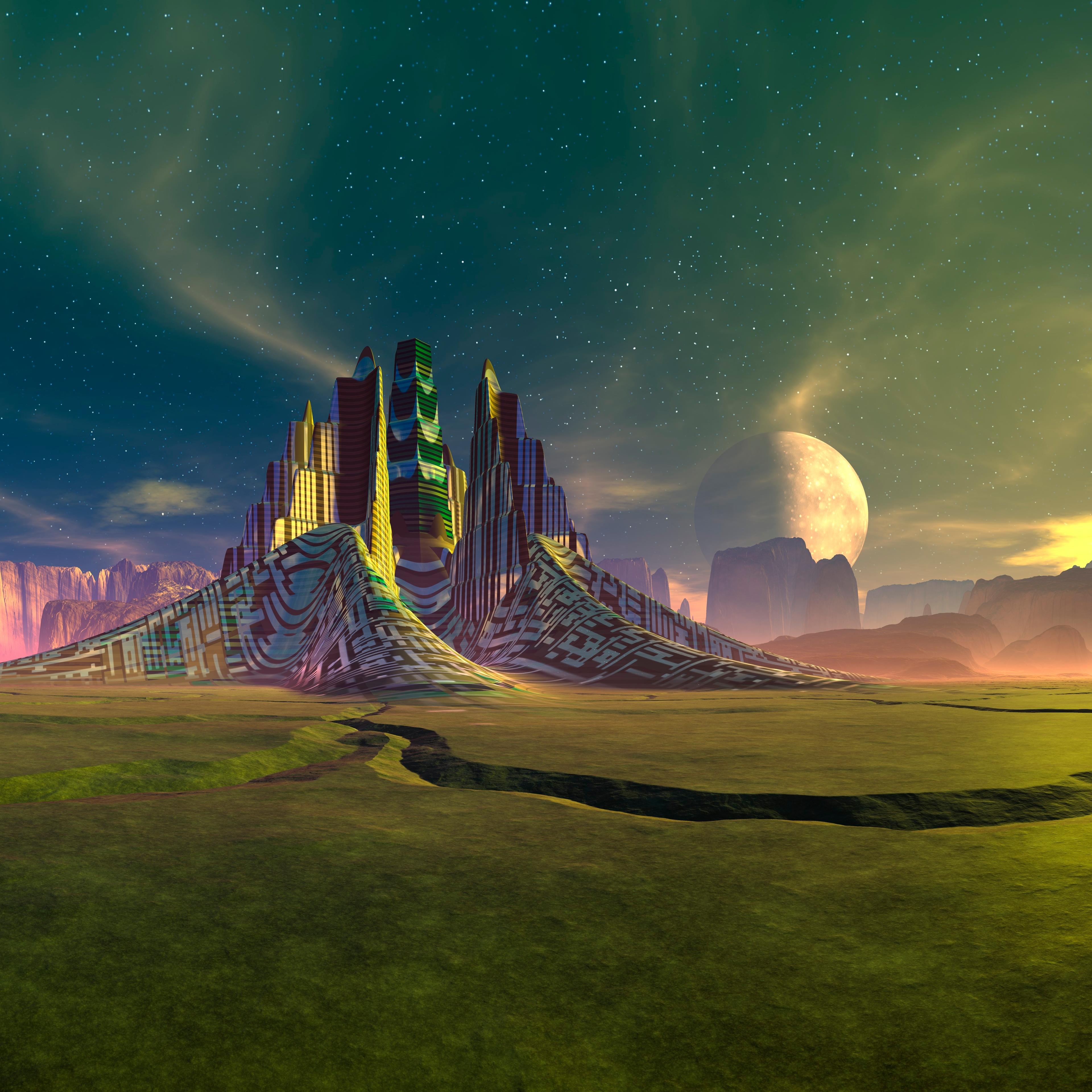 science fiction landscape