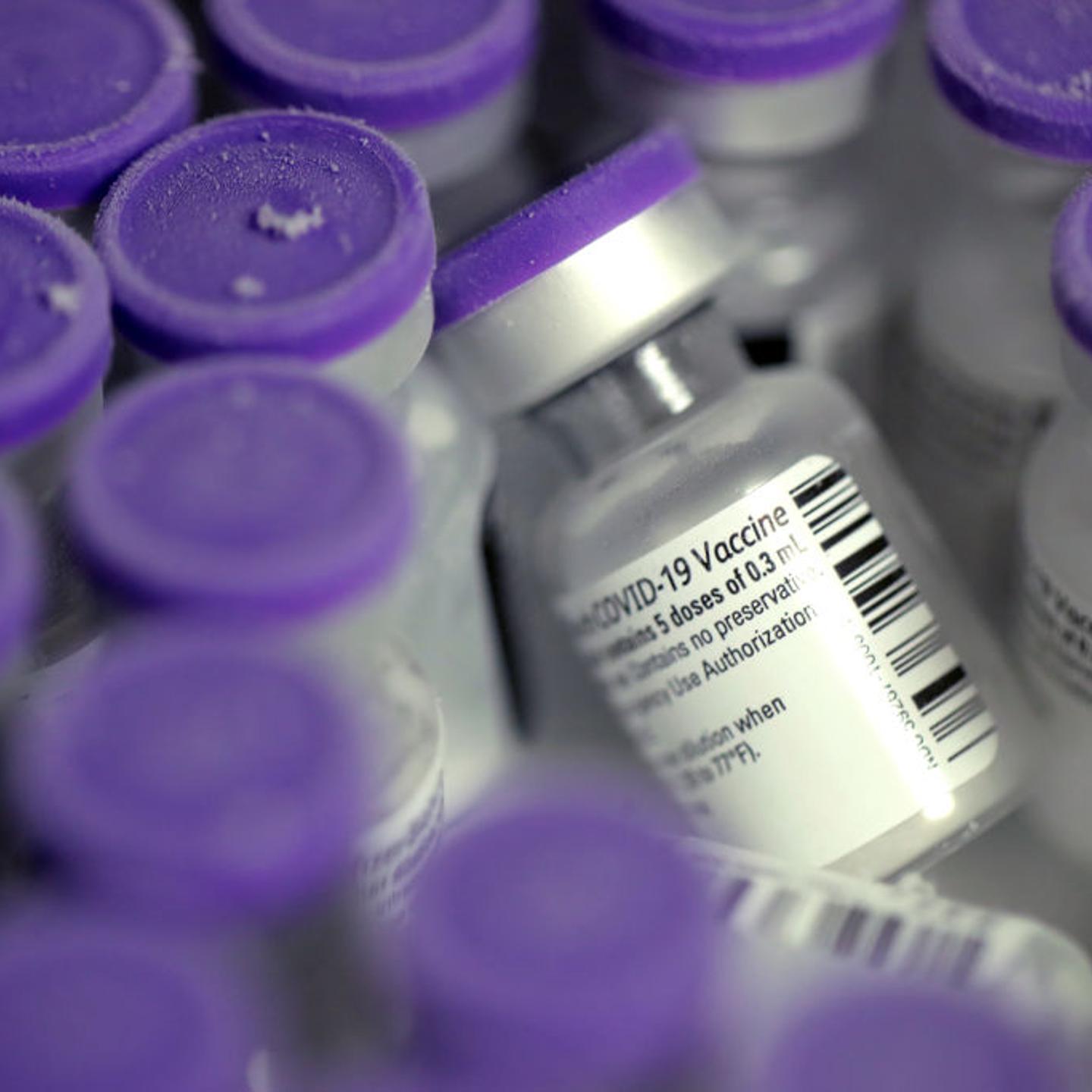 COVID-19 vaccine is stored at -80 degrees celsius in the pharmacy at Roseland Community Hospital on December 18, 2020 in Chicago, Illinois.