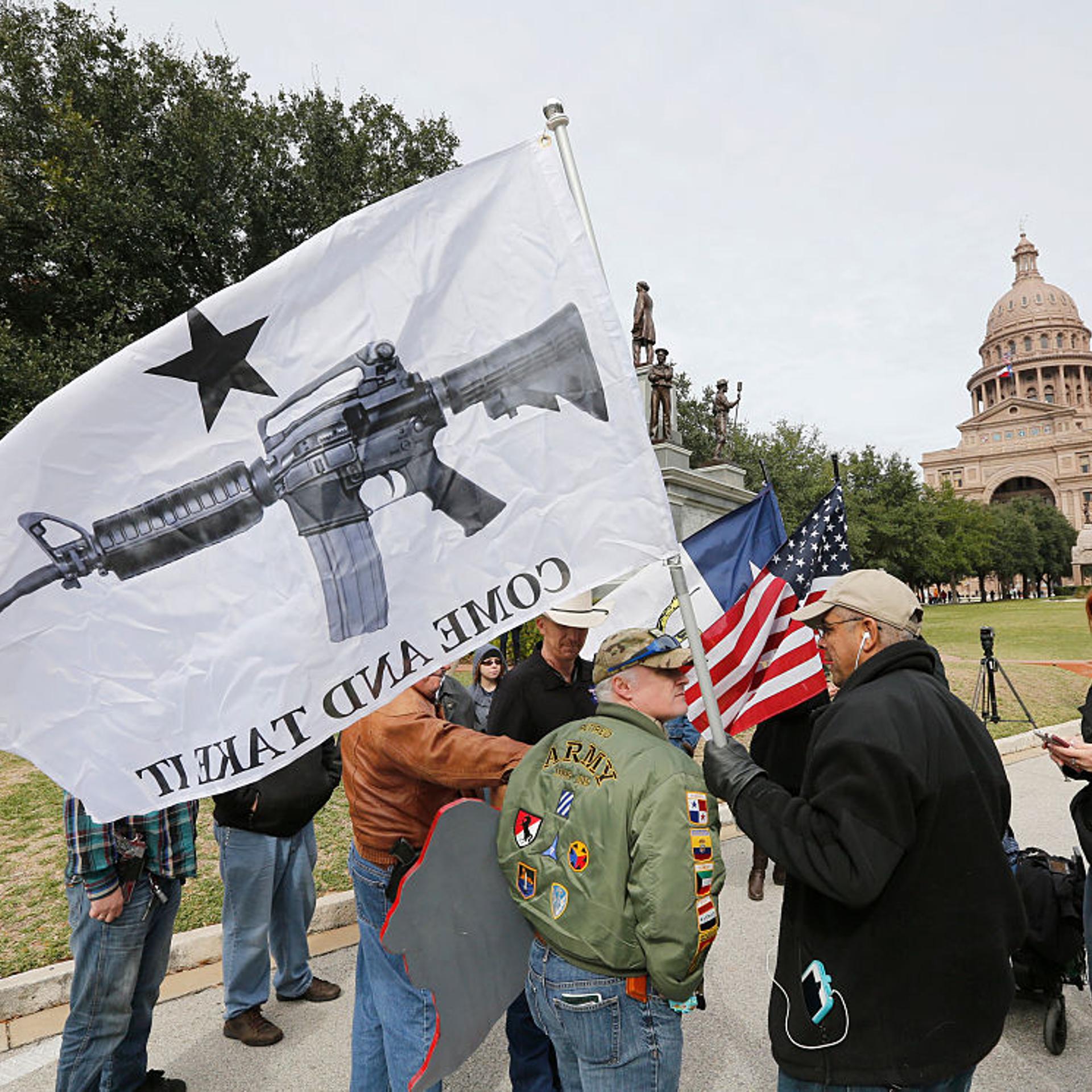 Activists held an open carry rally at the Texas state capitol on Jan. 1, 2016 in Austin, Texas.