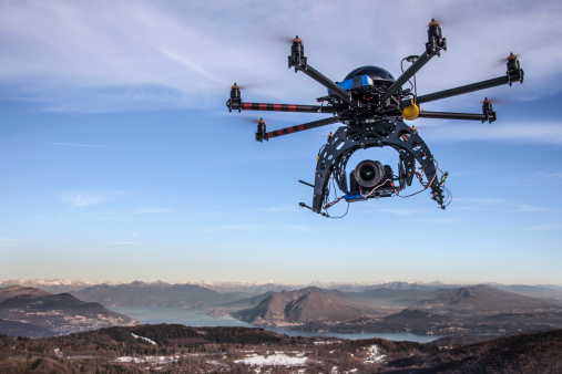 flying-drone-with-camera