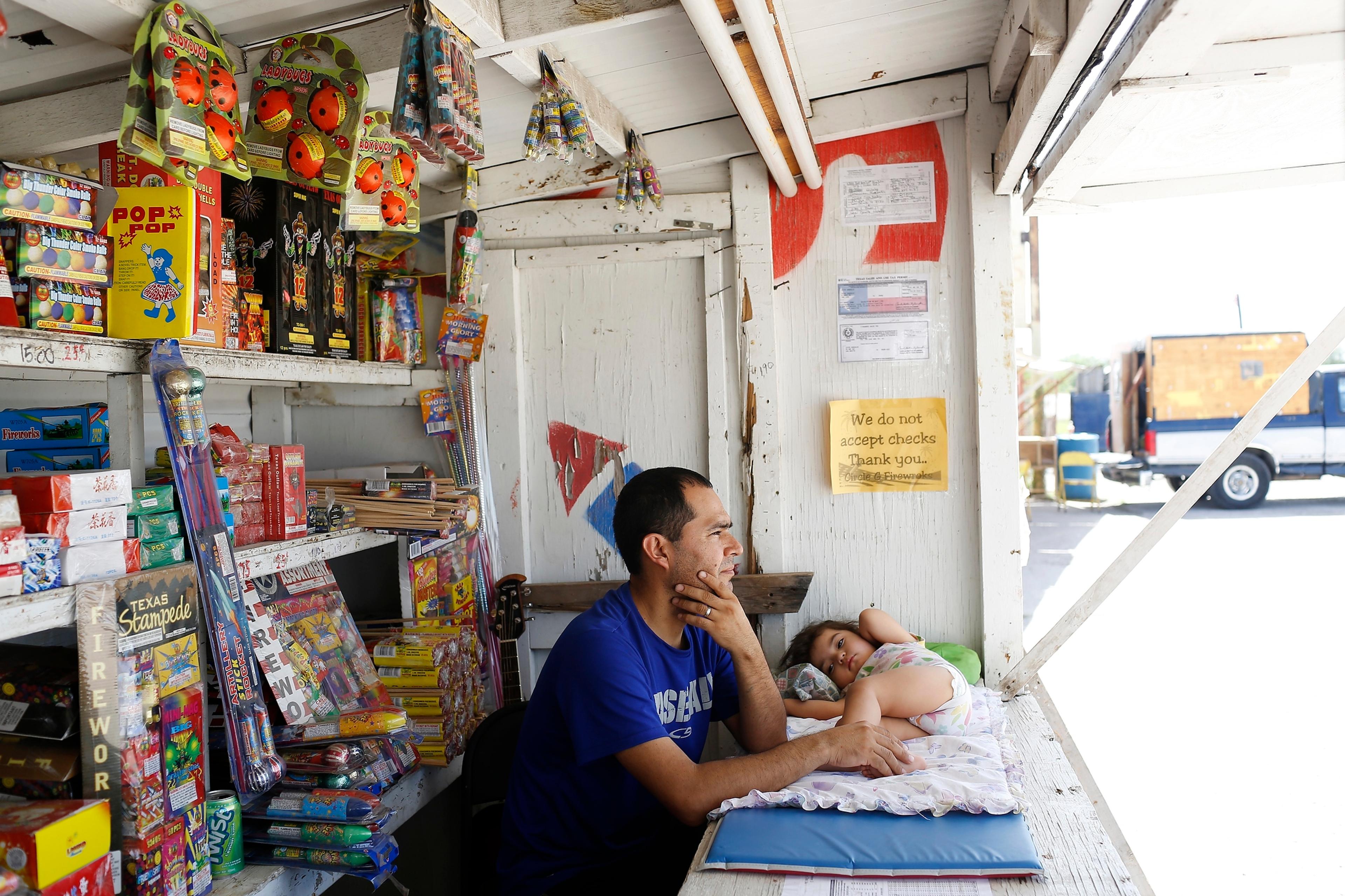 Fireworks Sellers Immigration 4th of July