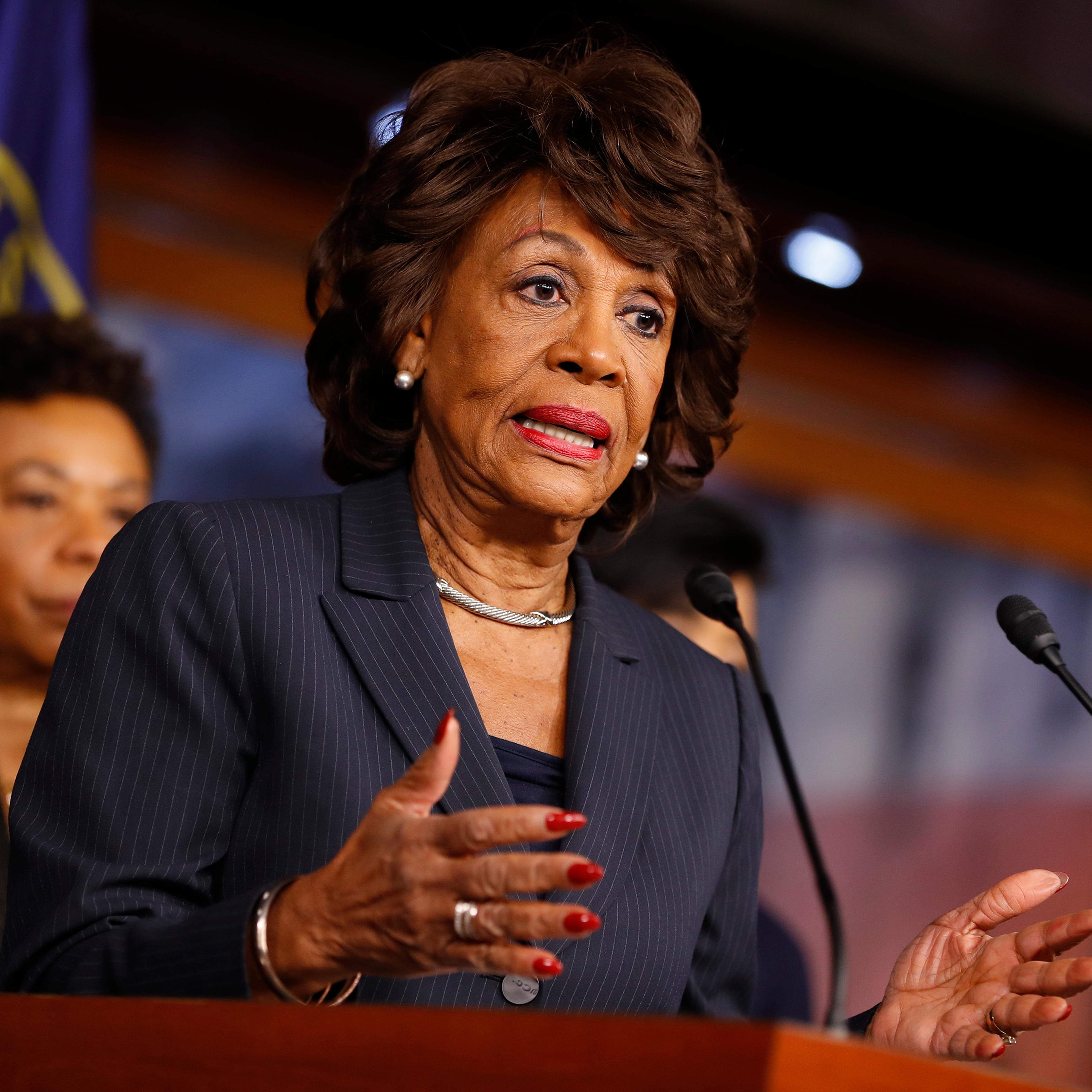 Rep. Maxine Waters Holds Press Conference On Russian Ties To Trump Administration