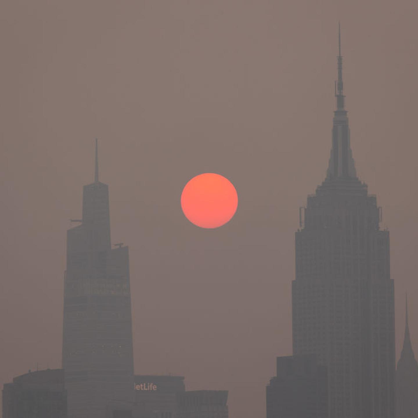 New York Has World's Worst Air Pollution As Canada Wildfires Rage