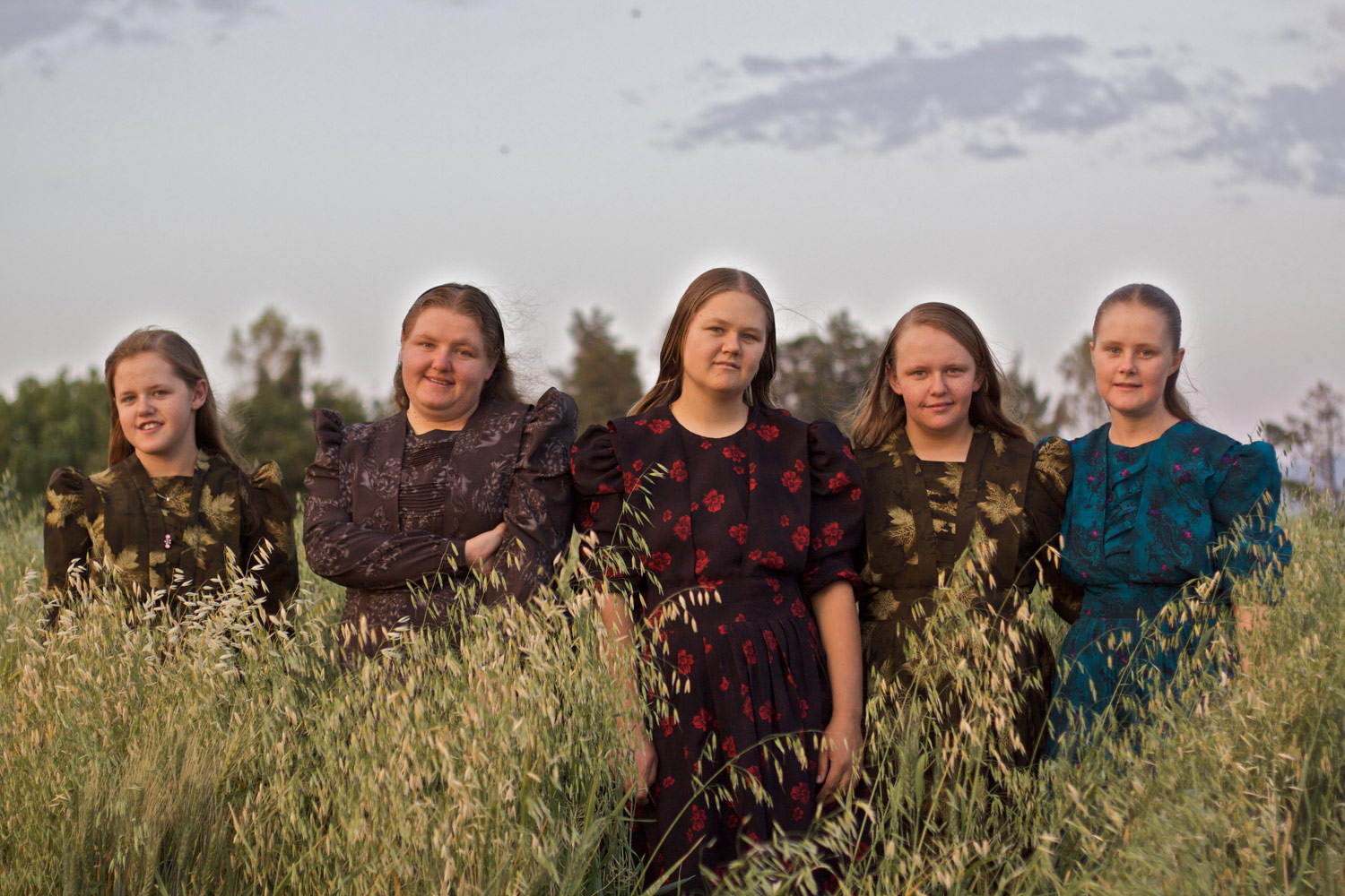 From left to right, Elizabeth Peters, Sarah Peters, Anita and Margaret
on a Sunday meeting. Nuevo Ideal, Durango, Mexico, 2010 
