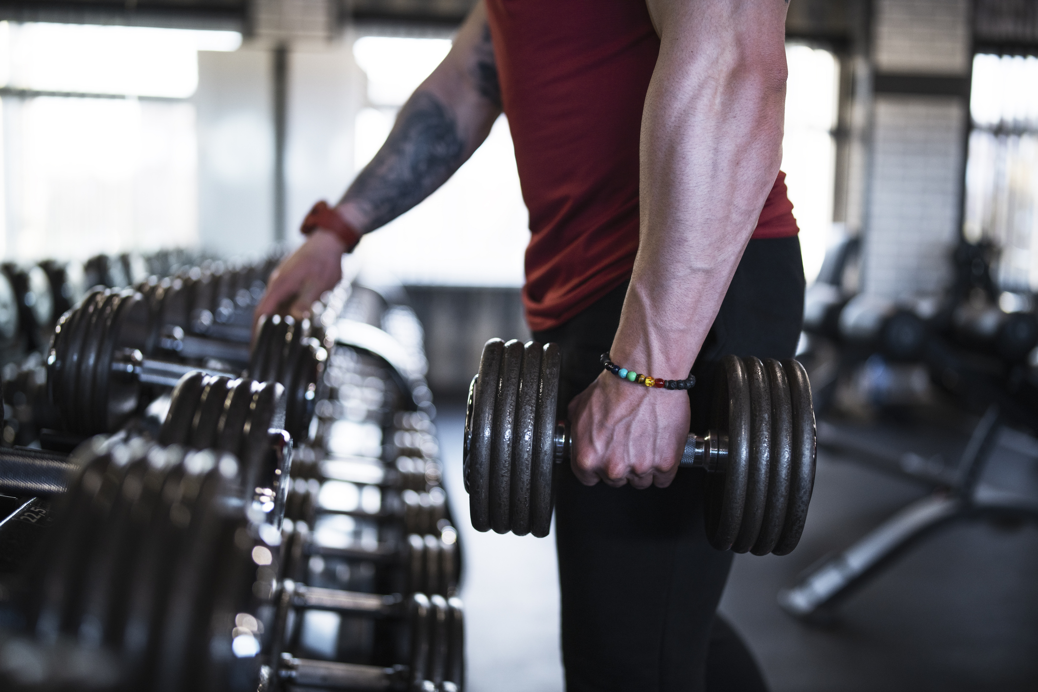 Man at the gym