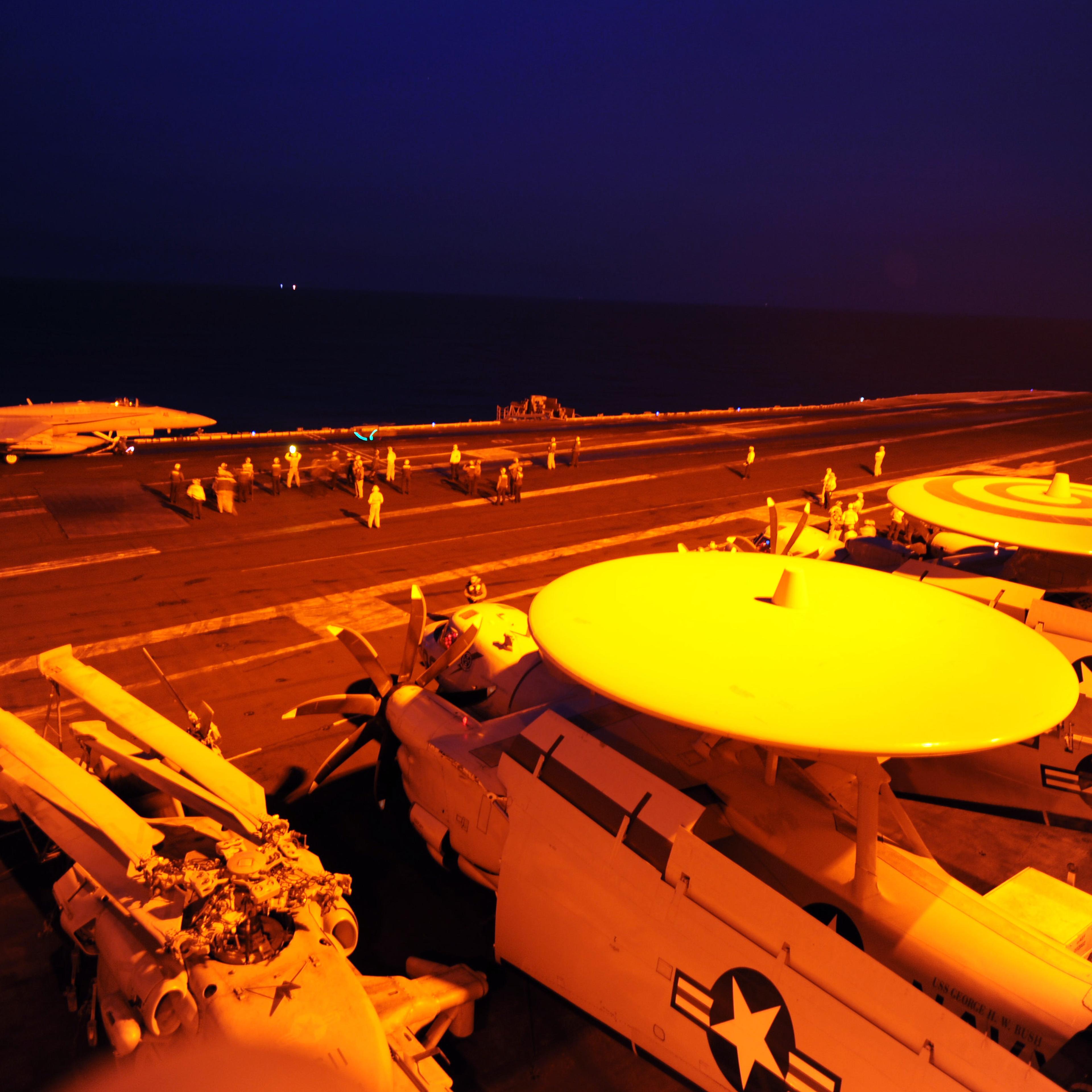 George H.W. Bush is supporting maritime security operations and theater security cooperation efforts in the U.S. 5th Fleet area of responsibility.